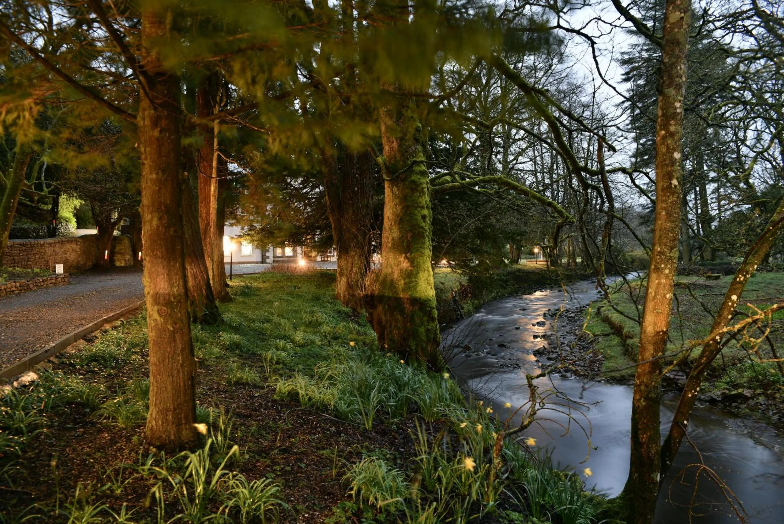 River view in Lovelady Shield Country House Hotel