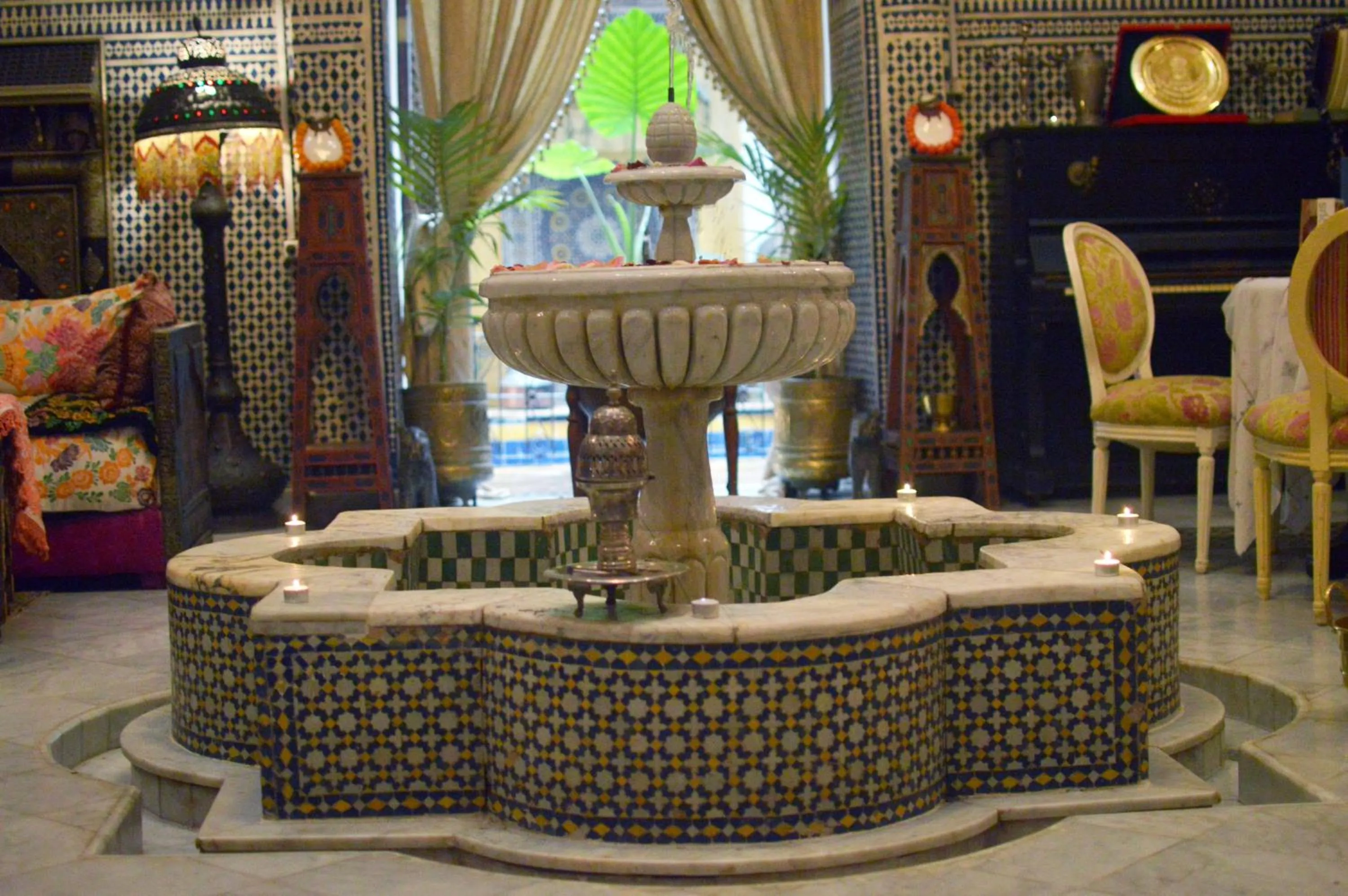 Living room in Palais AL Firdaous