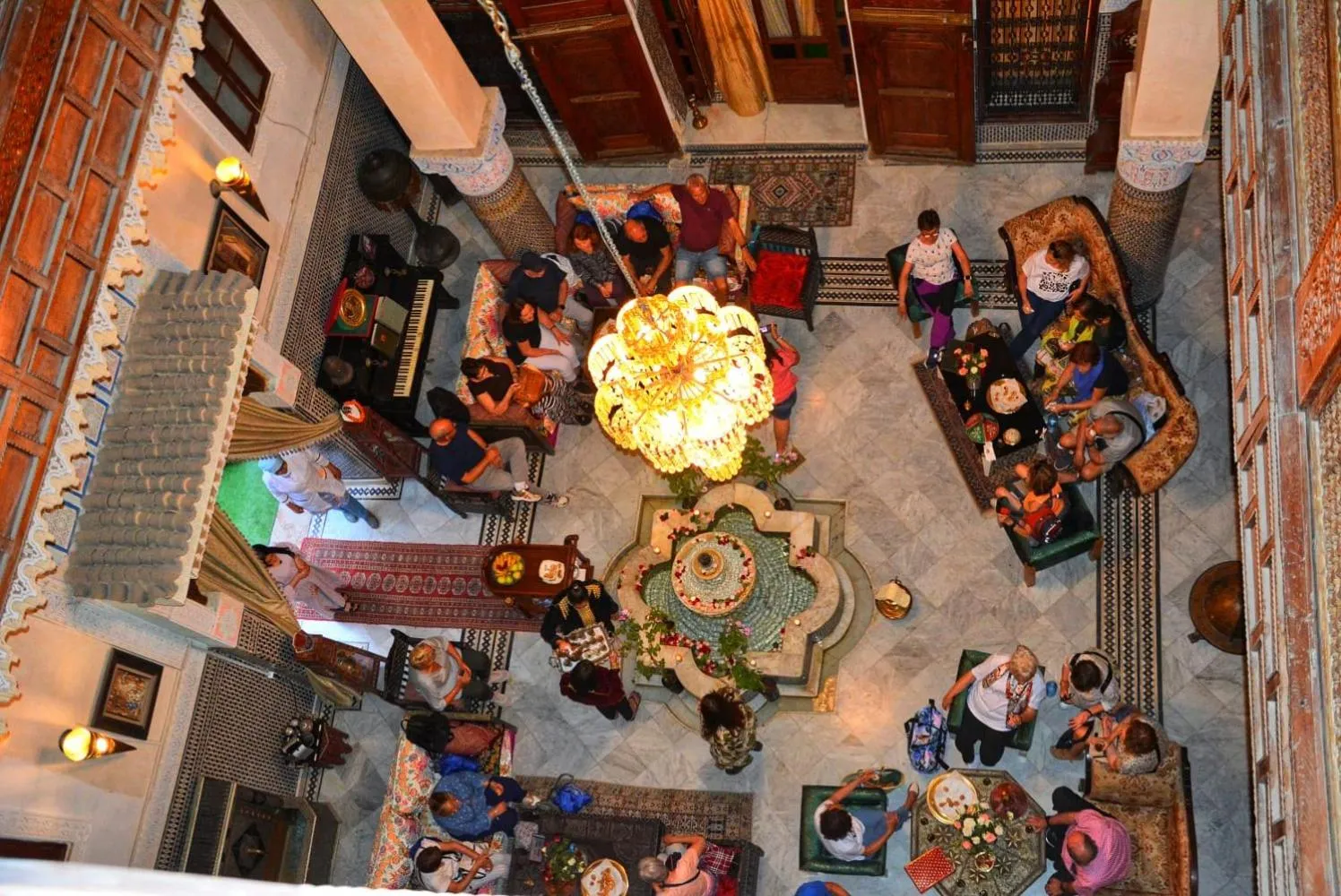 People in Palais AL Firdaous