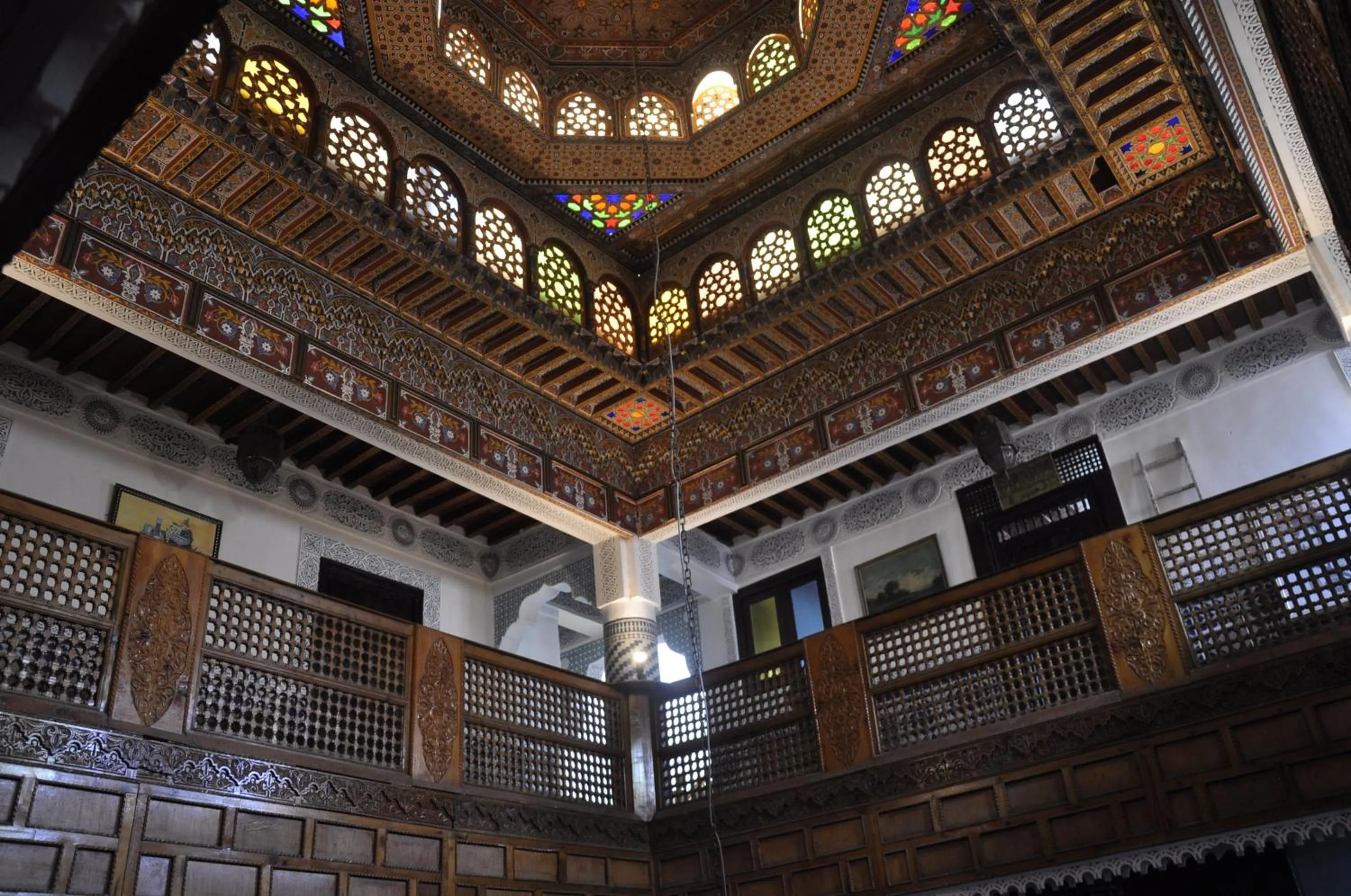 Decorative detail in Palais AL Firdaous
