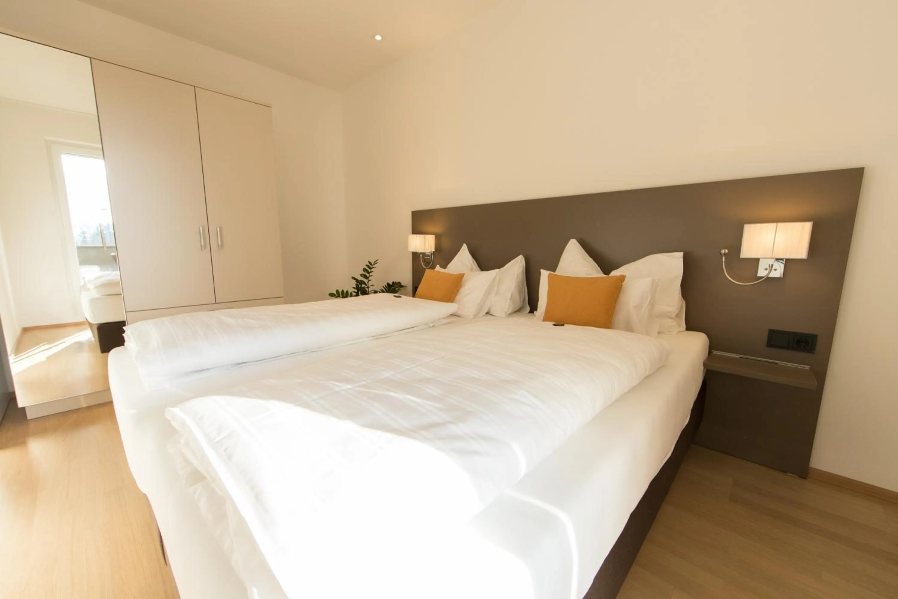 Bed in Vitus Steyr Hotel & SPA Suites