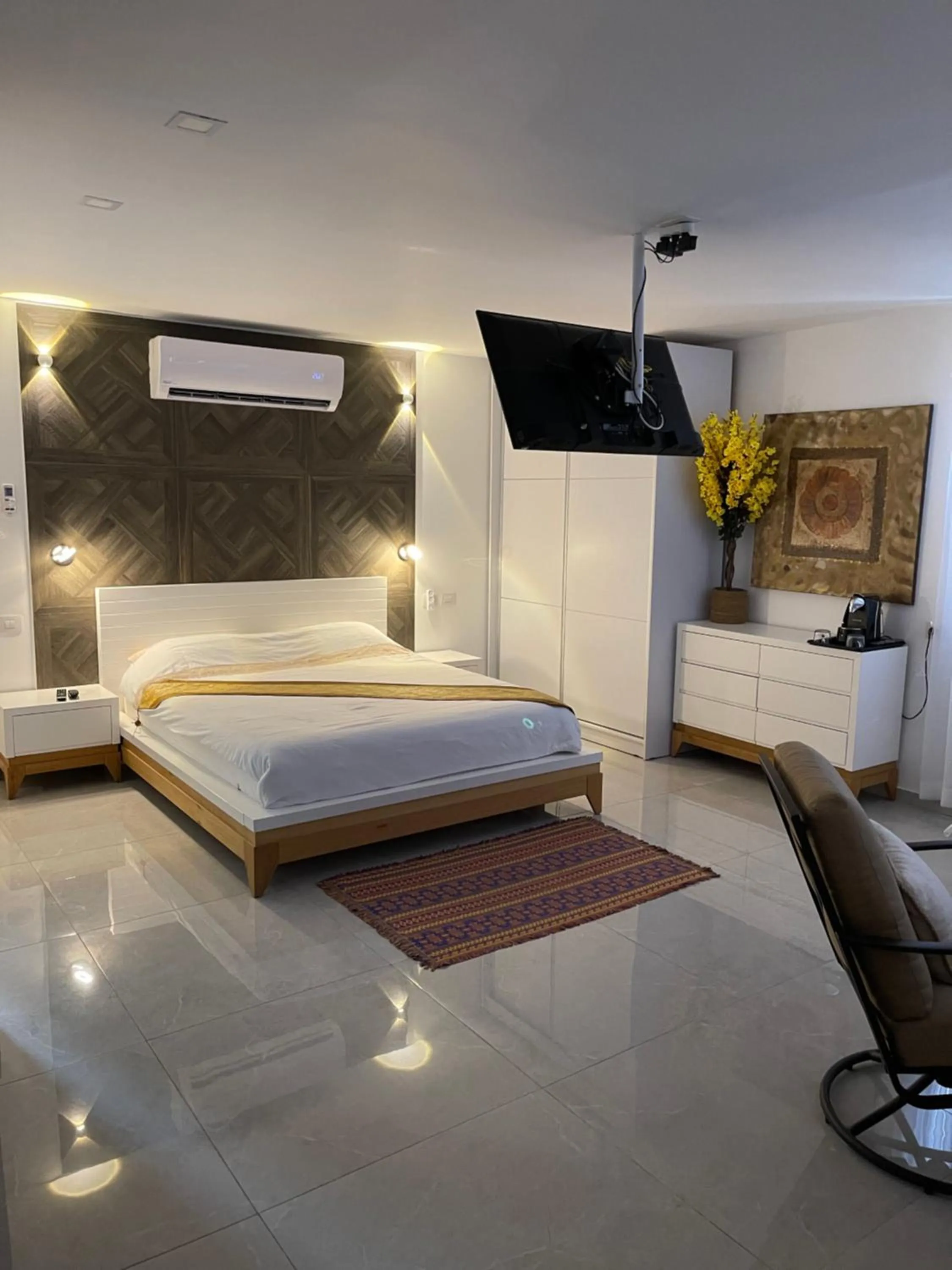 Bed in Presidential Penthouse