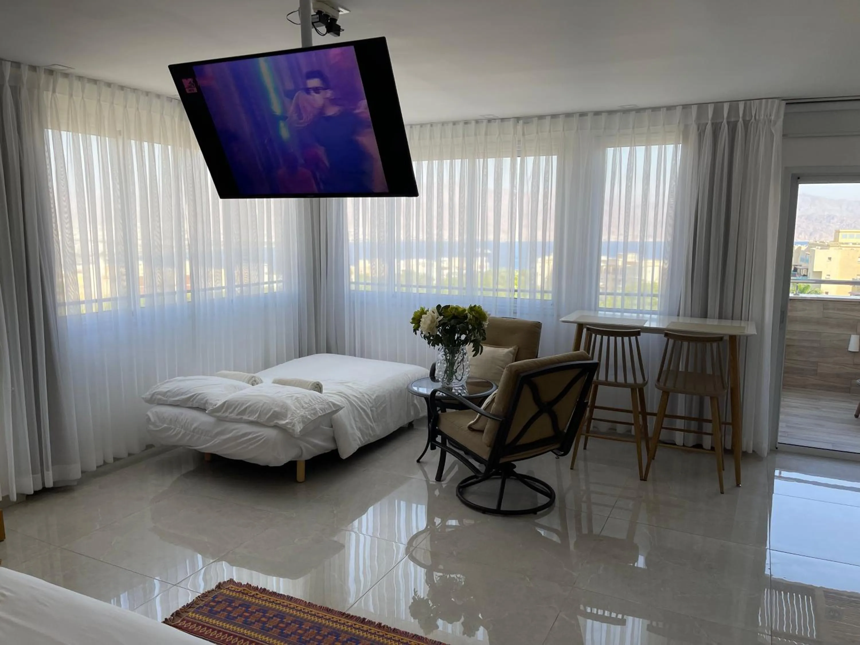 Bed in Presidential Penthouse