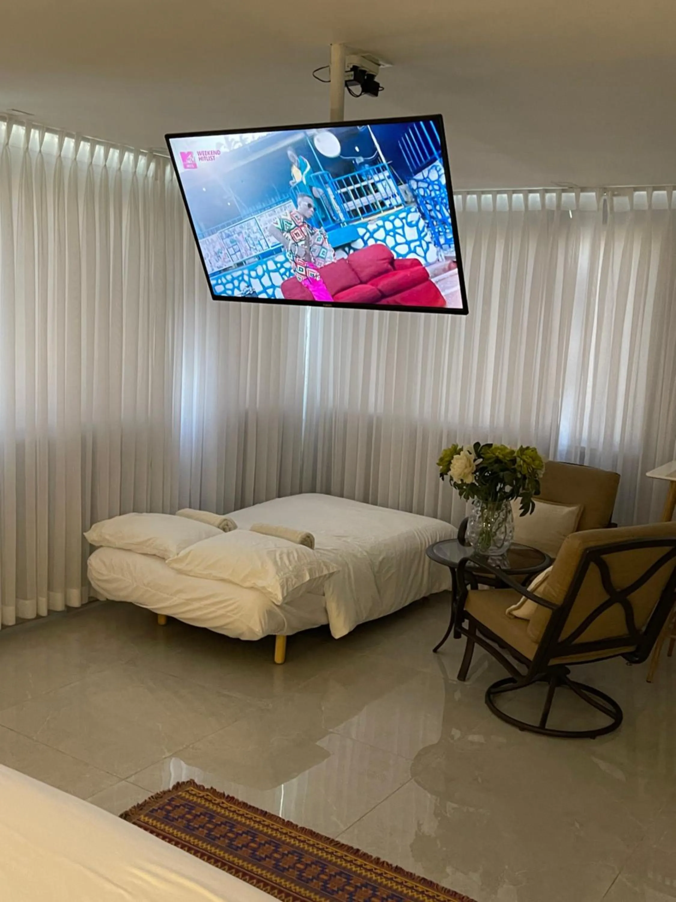 Bed in Presidential Penthouse