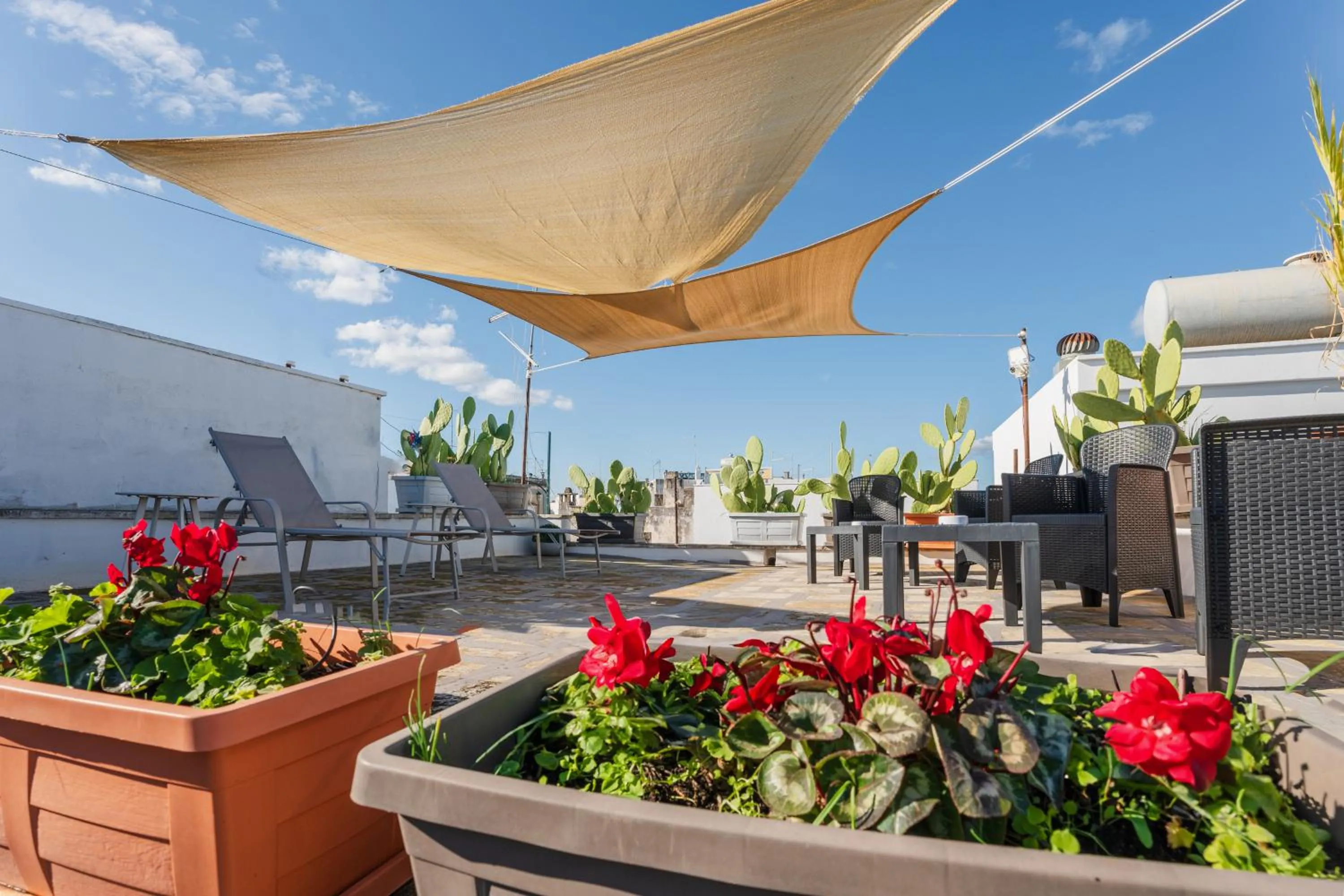 Patio in BED&BREAD Piazza 'Nzegna