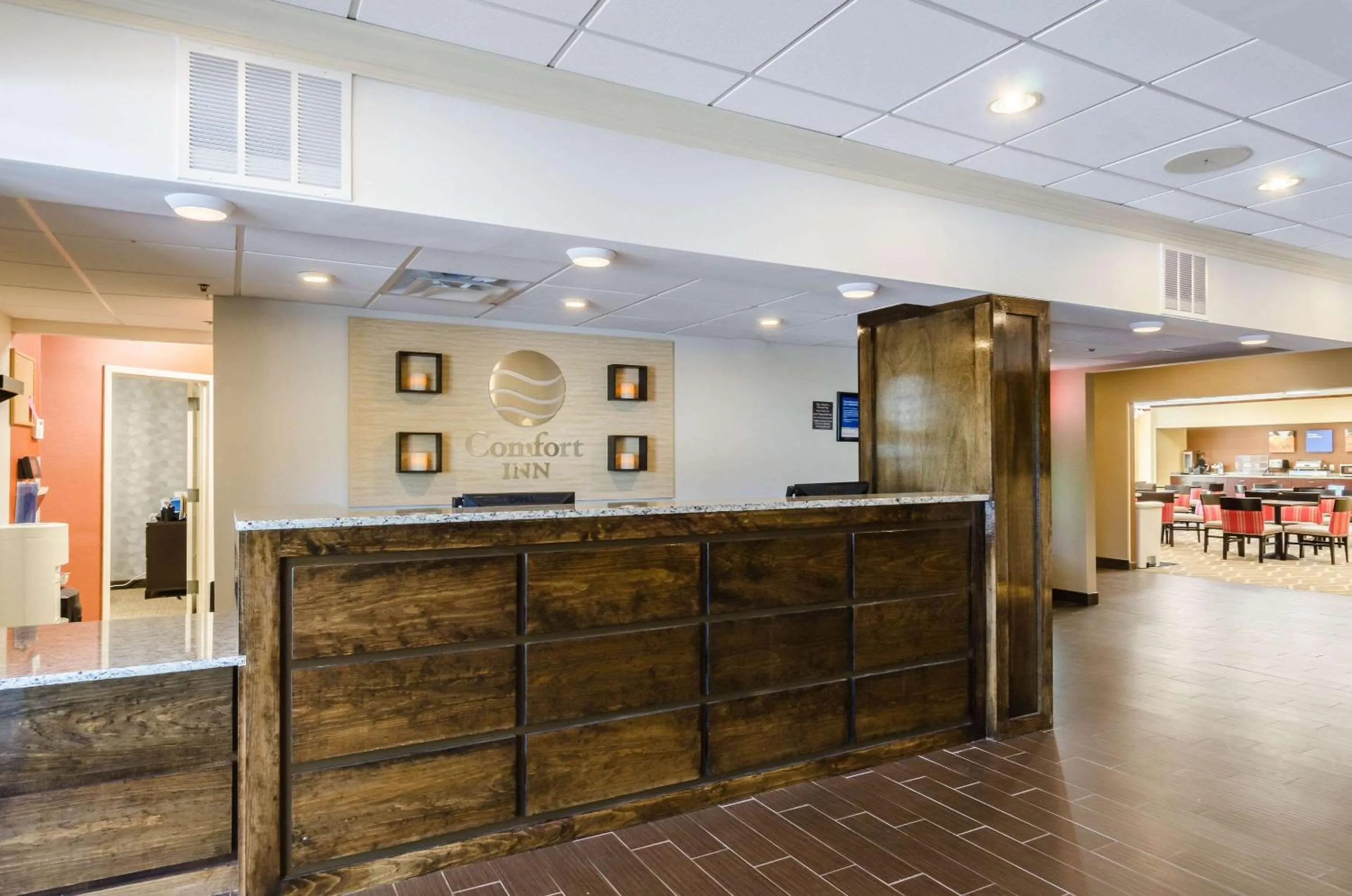Lobby or reception in Comfort Inn Randolph-Boston