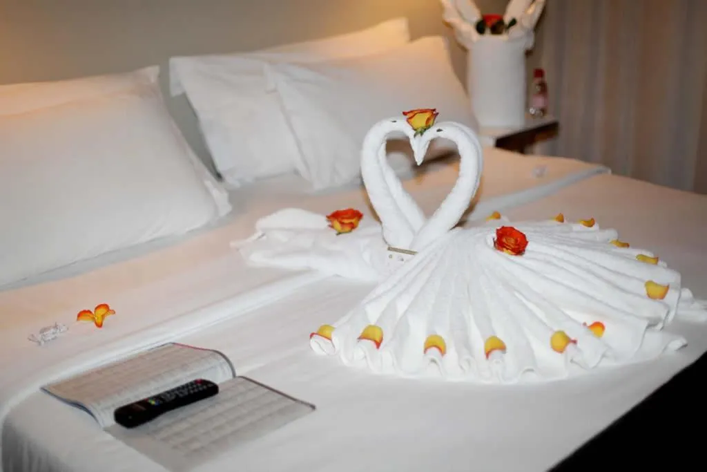 Bed in Kosmos Manor Guest House