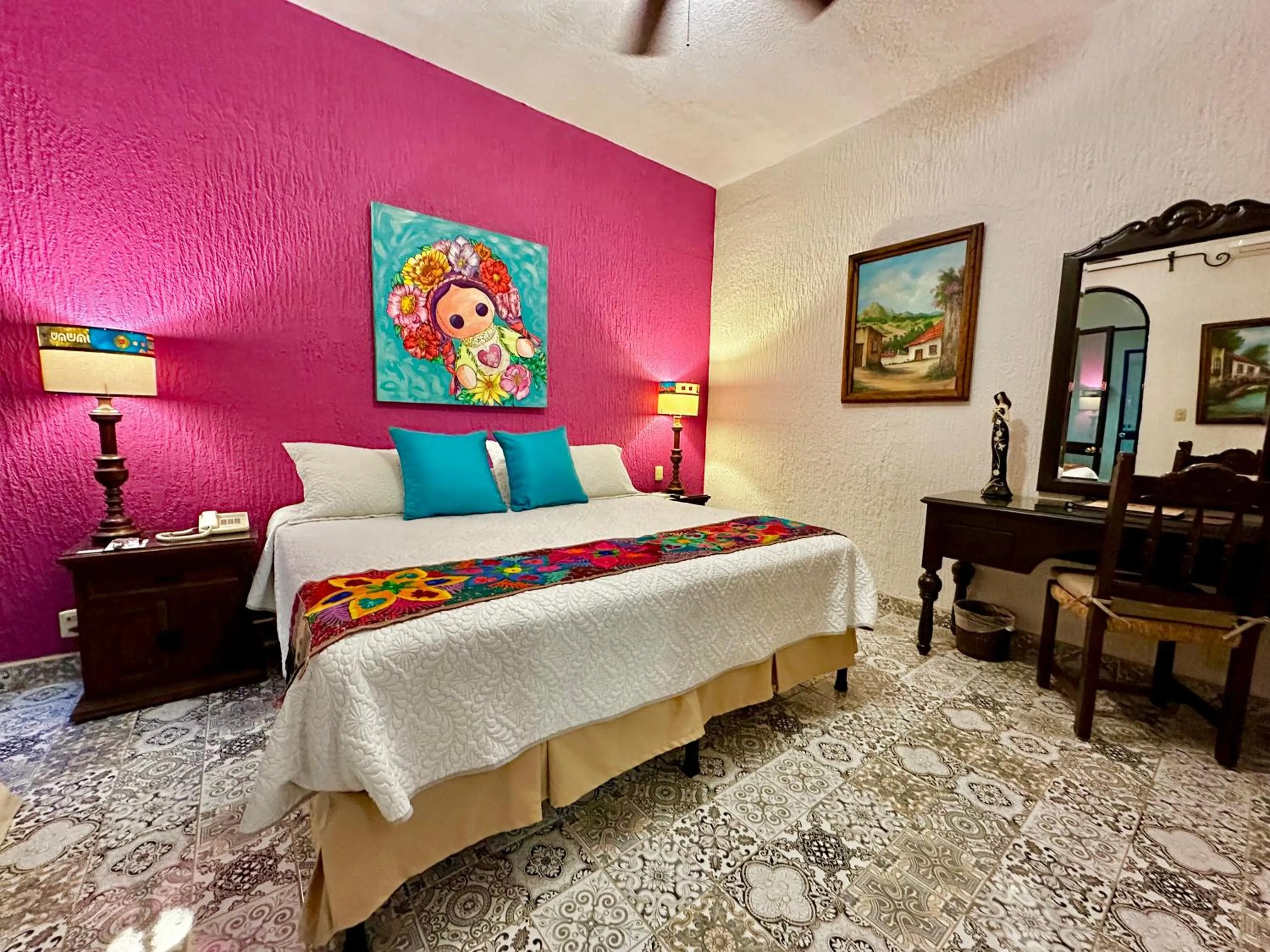 Bedroom, Bed in La Villa del Ensueno Boutique Hotel