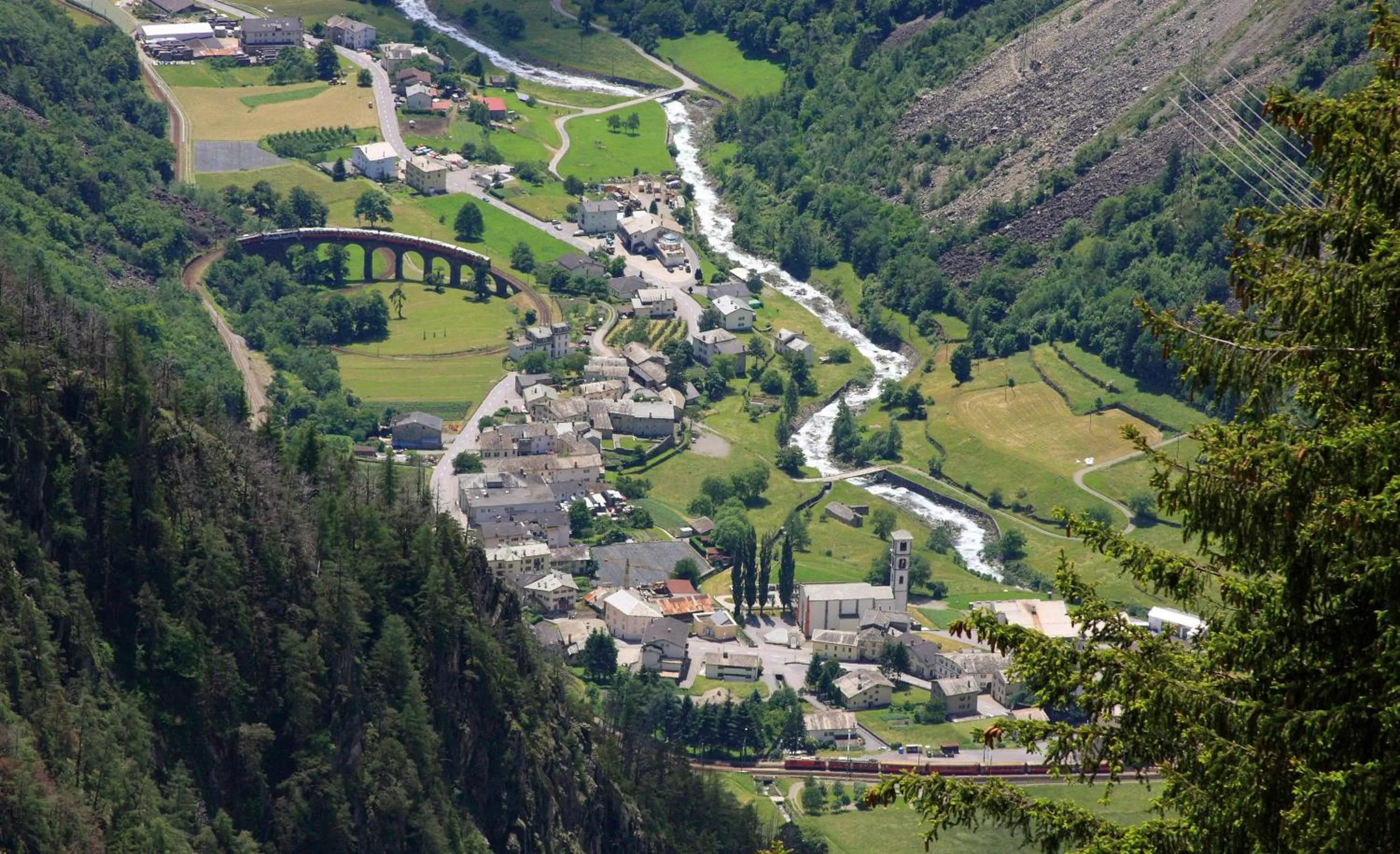 Bird's eye view in Historic Hotel Albrici