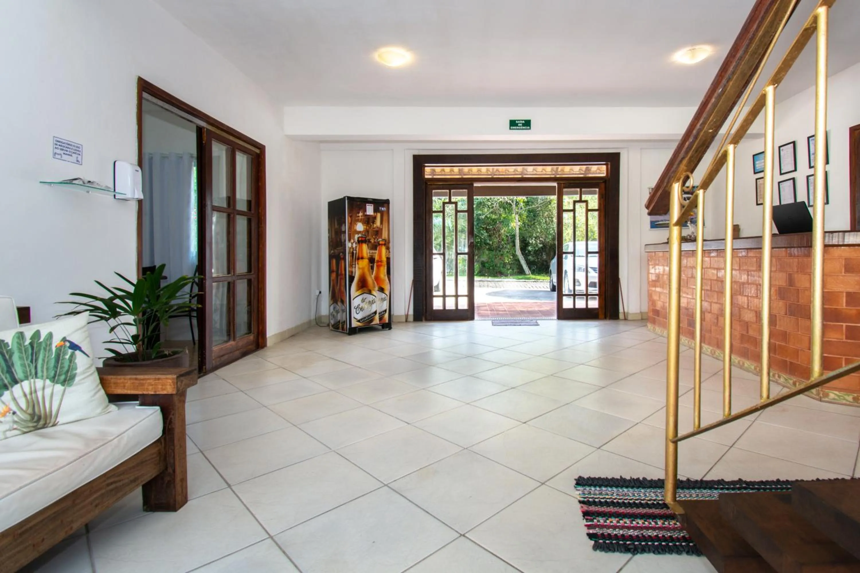 Lobby or reception in Pousada Casuarina Ferradura