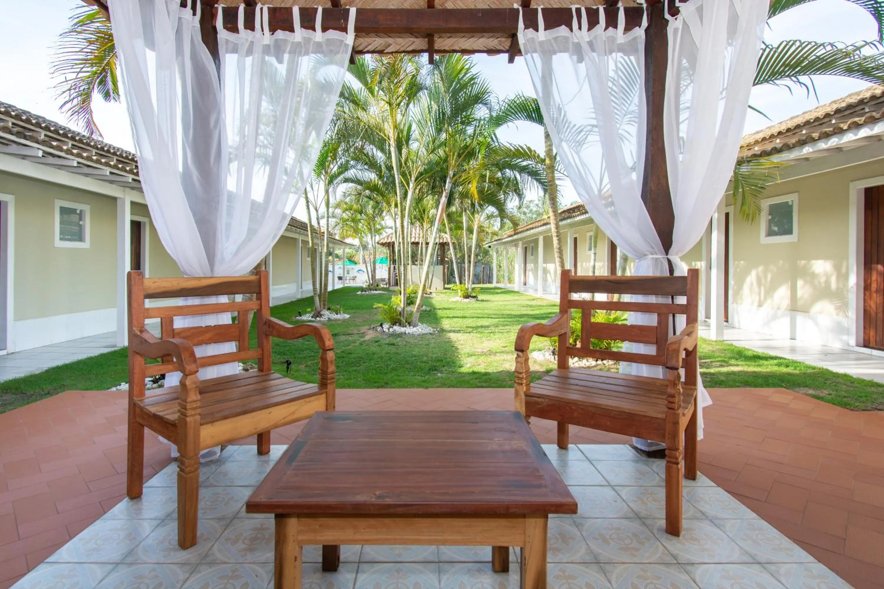Seating area in Pousada Casuarina Ferradura
