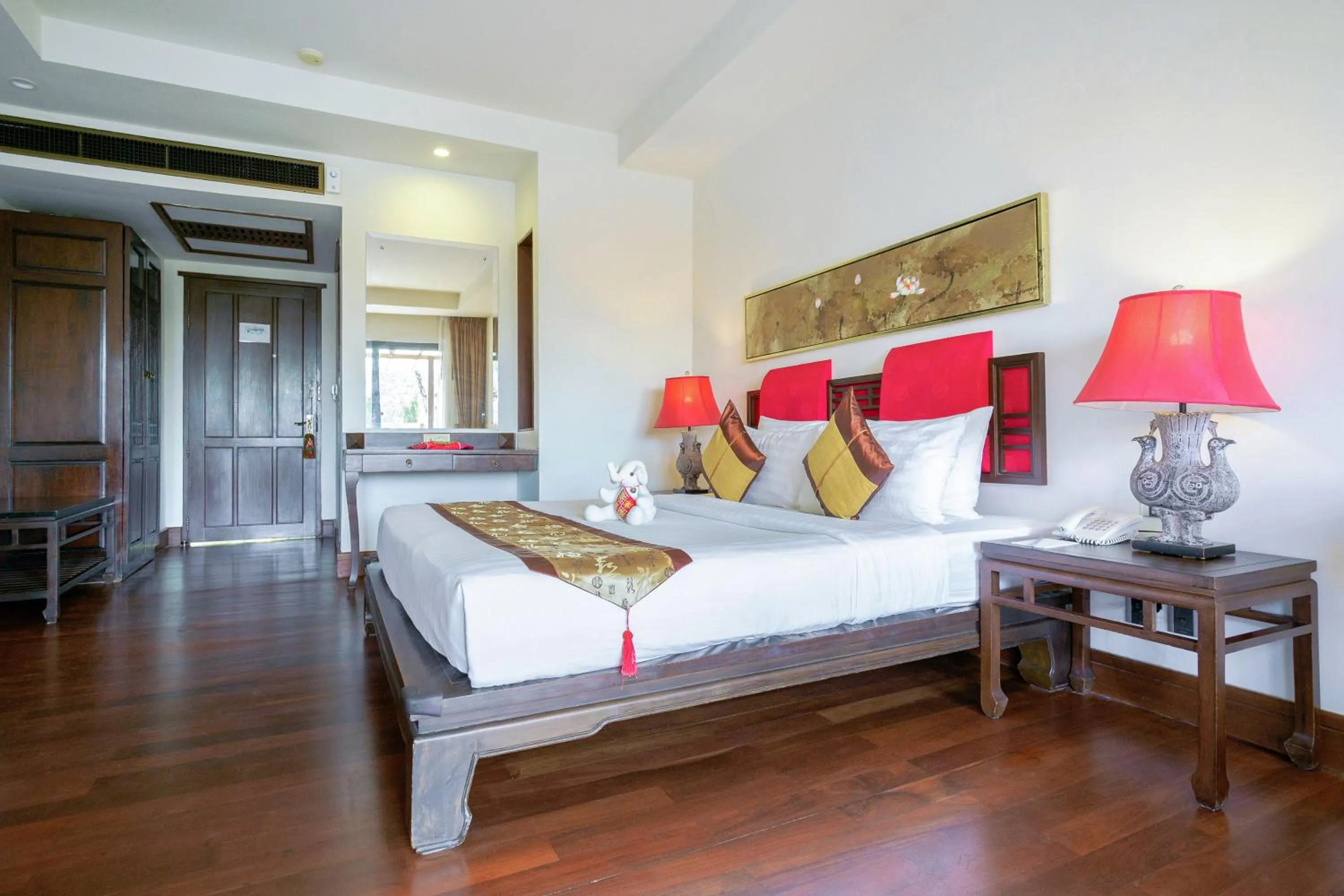 Bedroom, Bed in Khaolak Oriental Resort - Adult Only