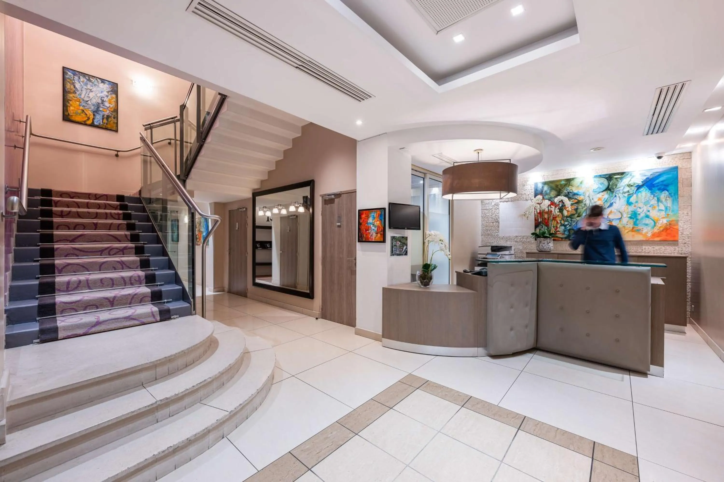 Lobby or reception in Le Relais de La Malmaison, a member of Radisson Individuals