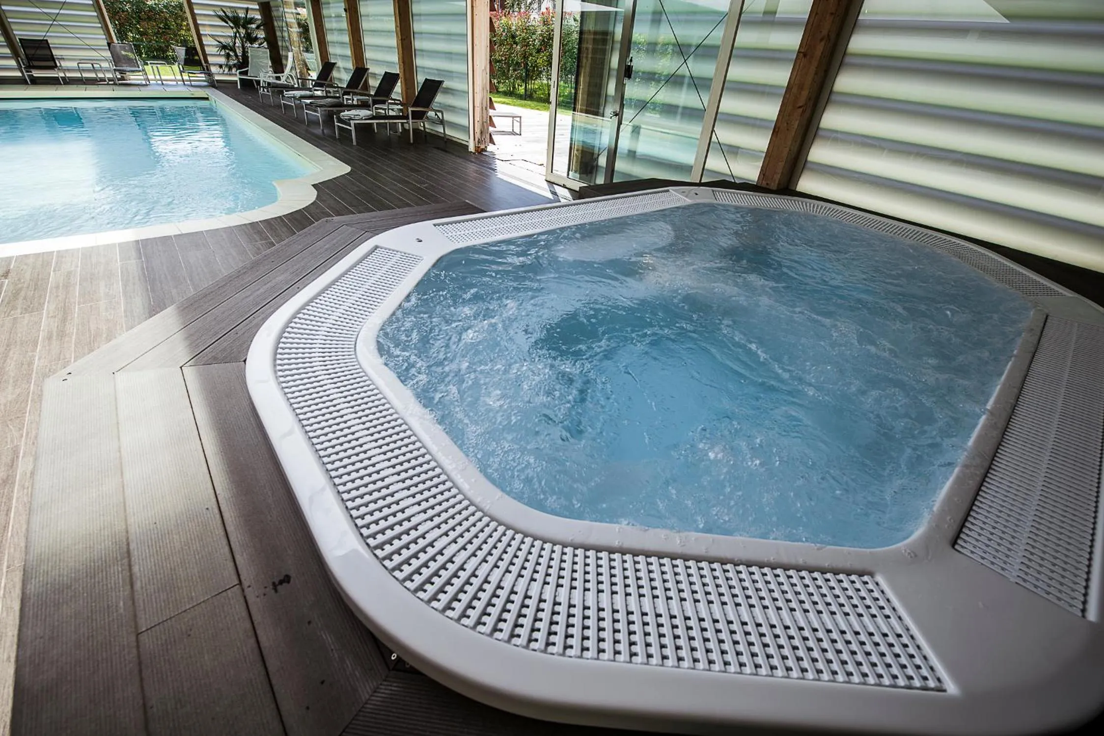 Swimming pool in Le Relais de La Malmaison, a member of Radisson Individuals