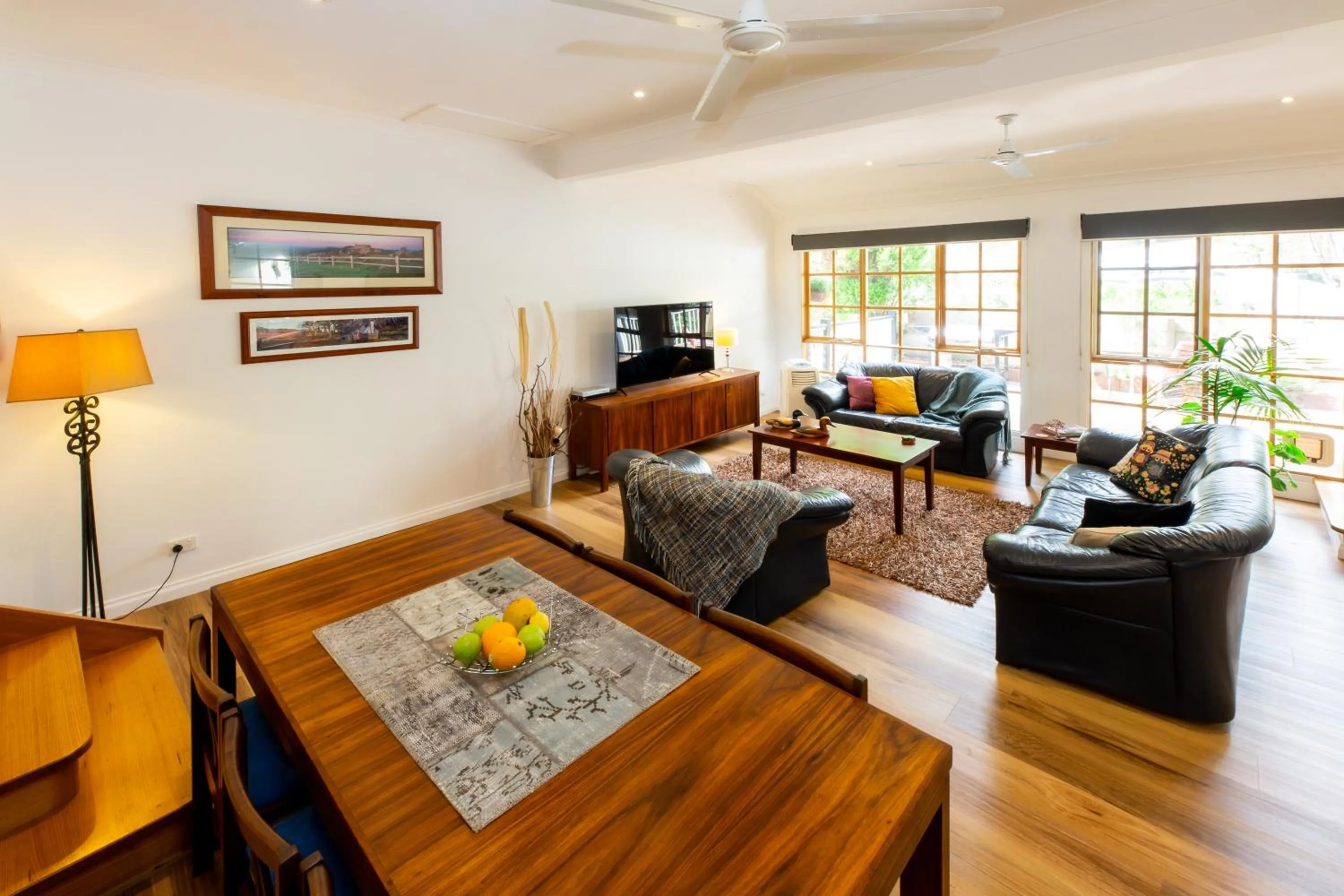 Seating area in Holly Lodge