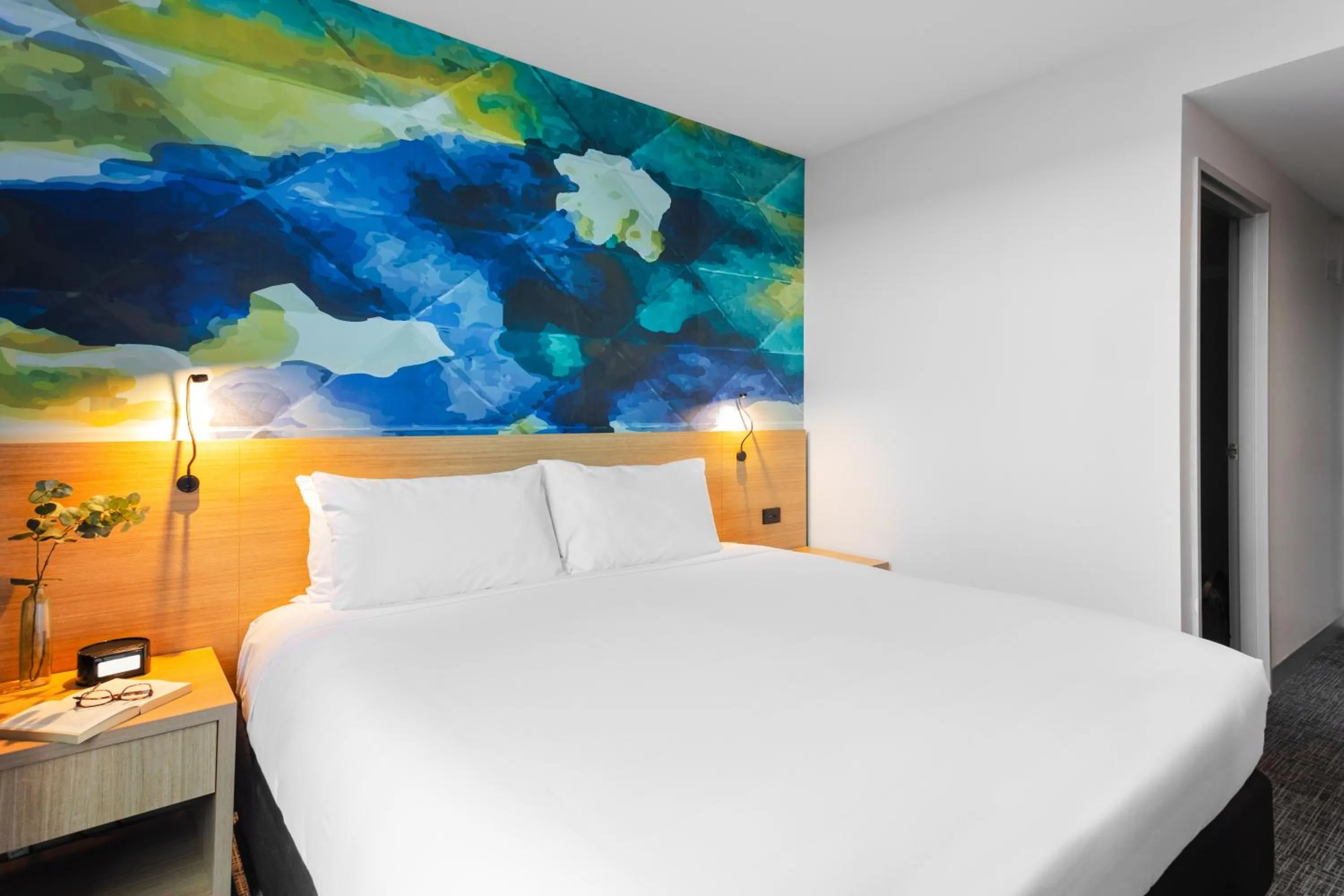 Bed in Ibis Styles Hobart