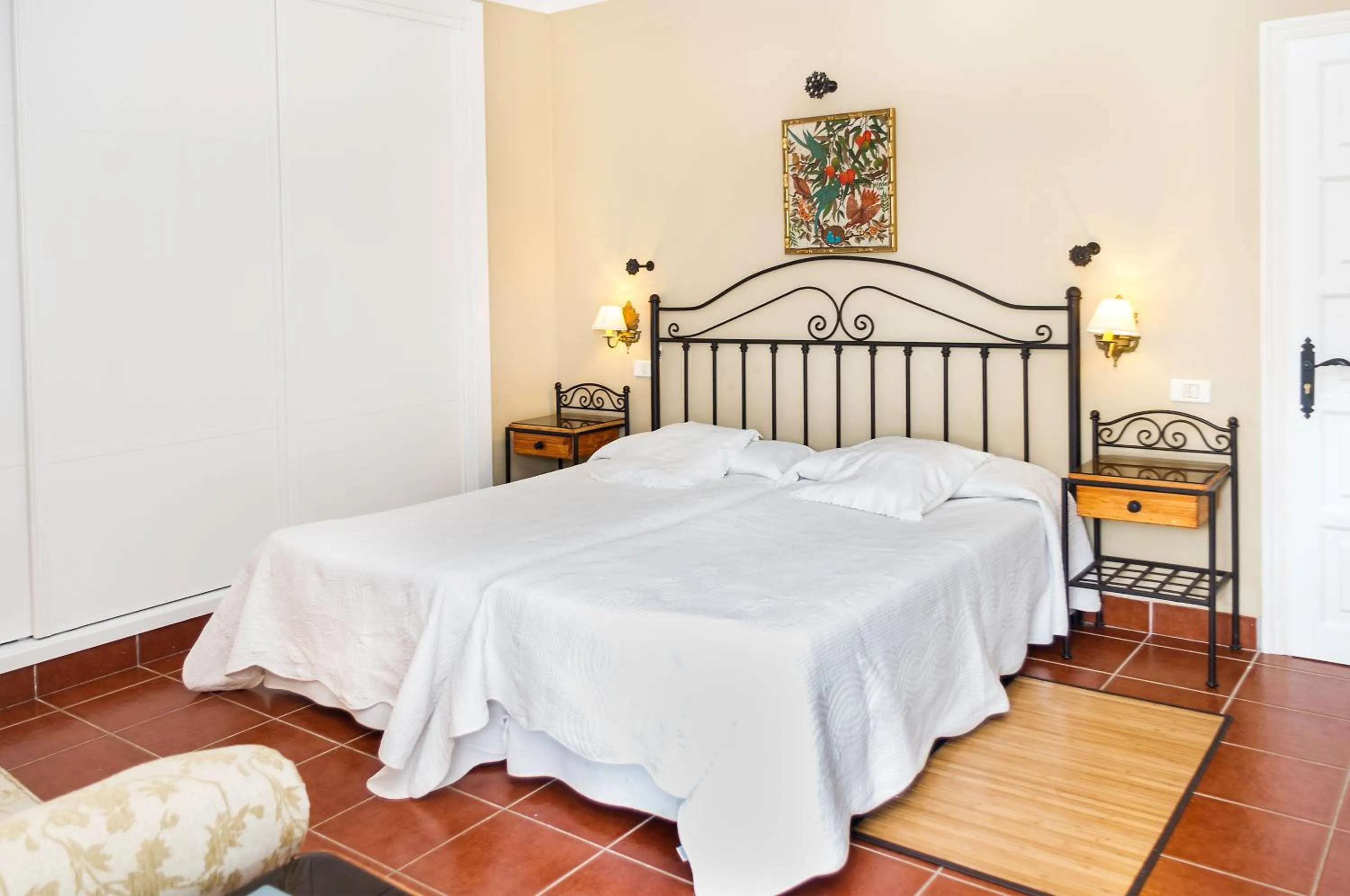 Bed in Casa Rural Malpais Trece