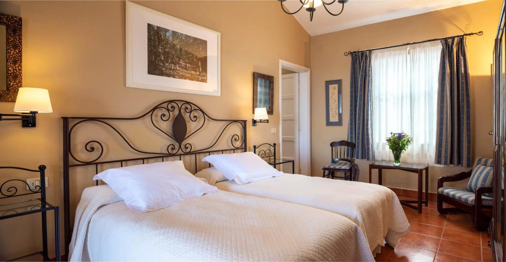 Bed in Casa Rural Malpais Trece