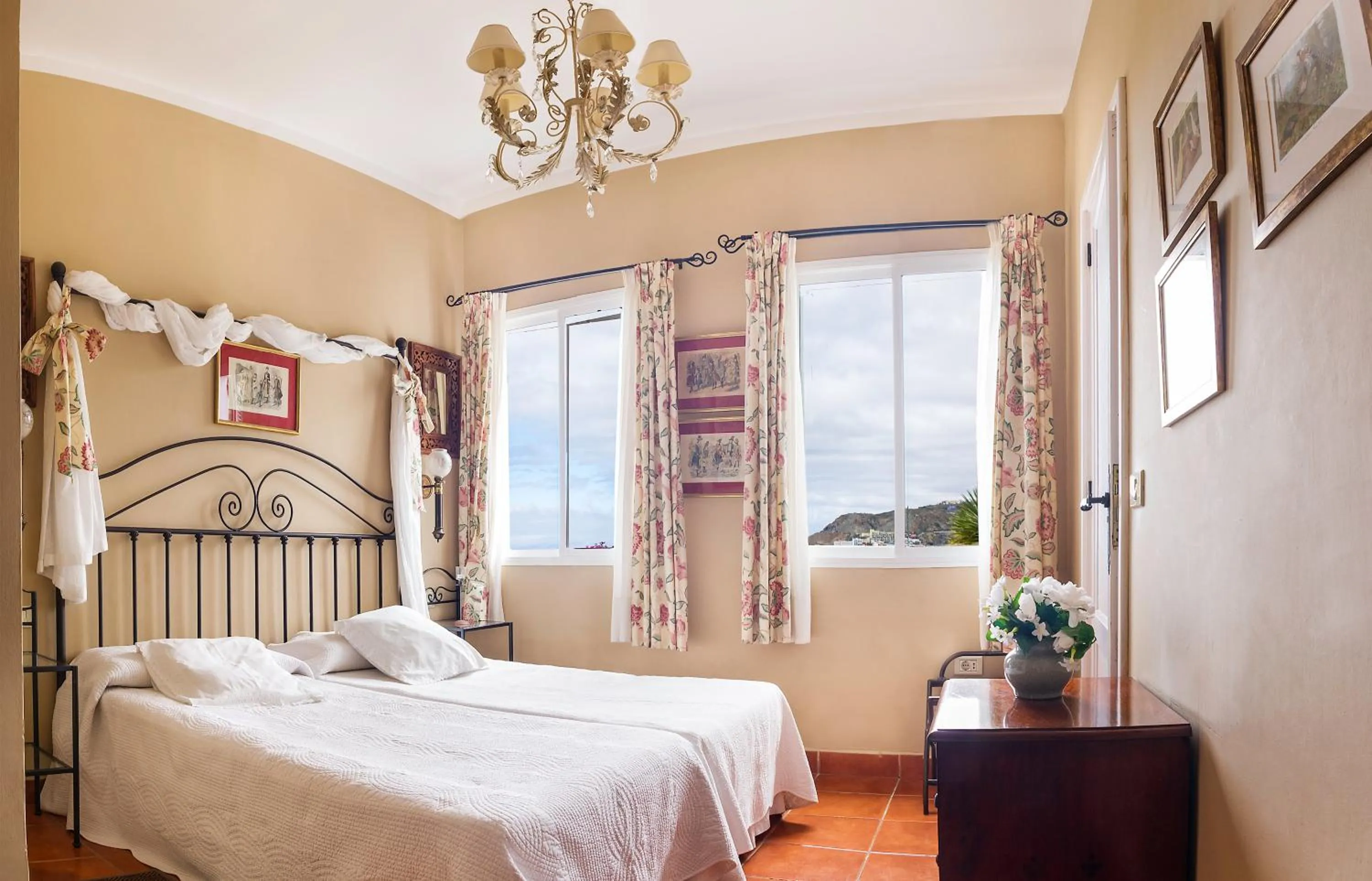 Bed in Casa Rural Malpais Trece