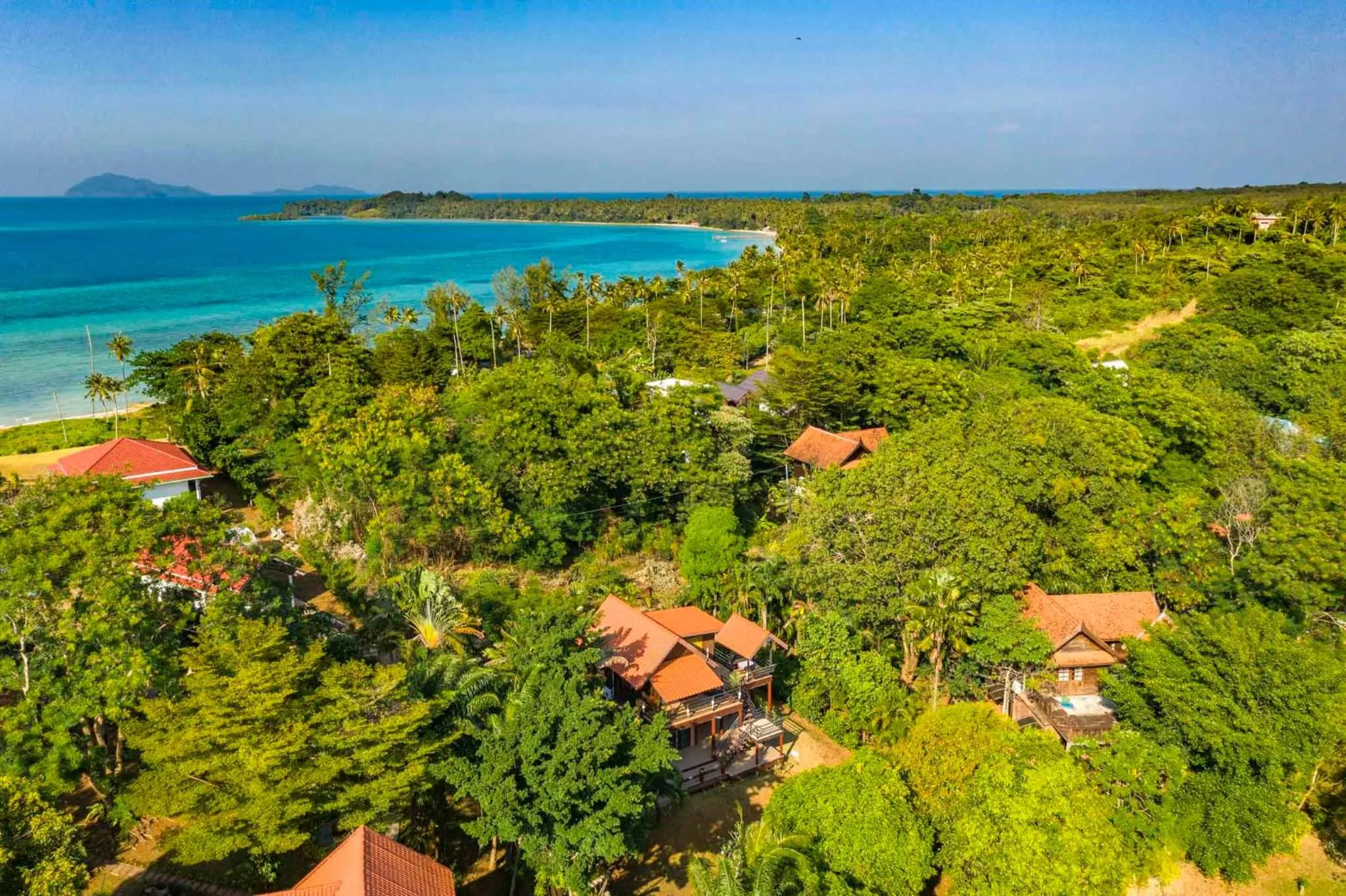 Natural landscape in Good Time Sports Village Koh Mak