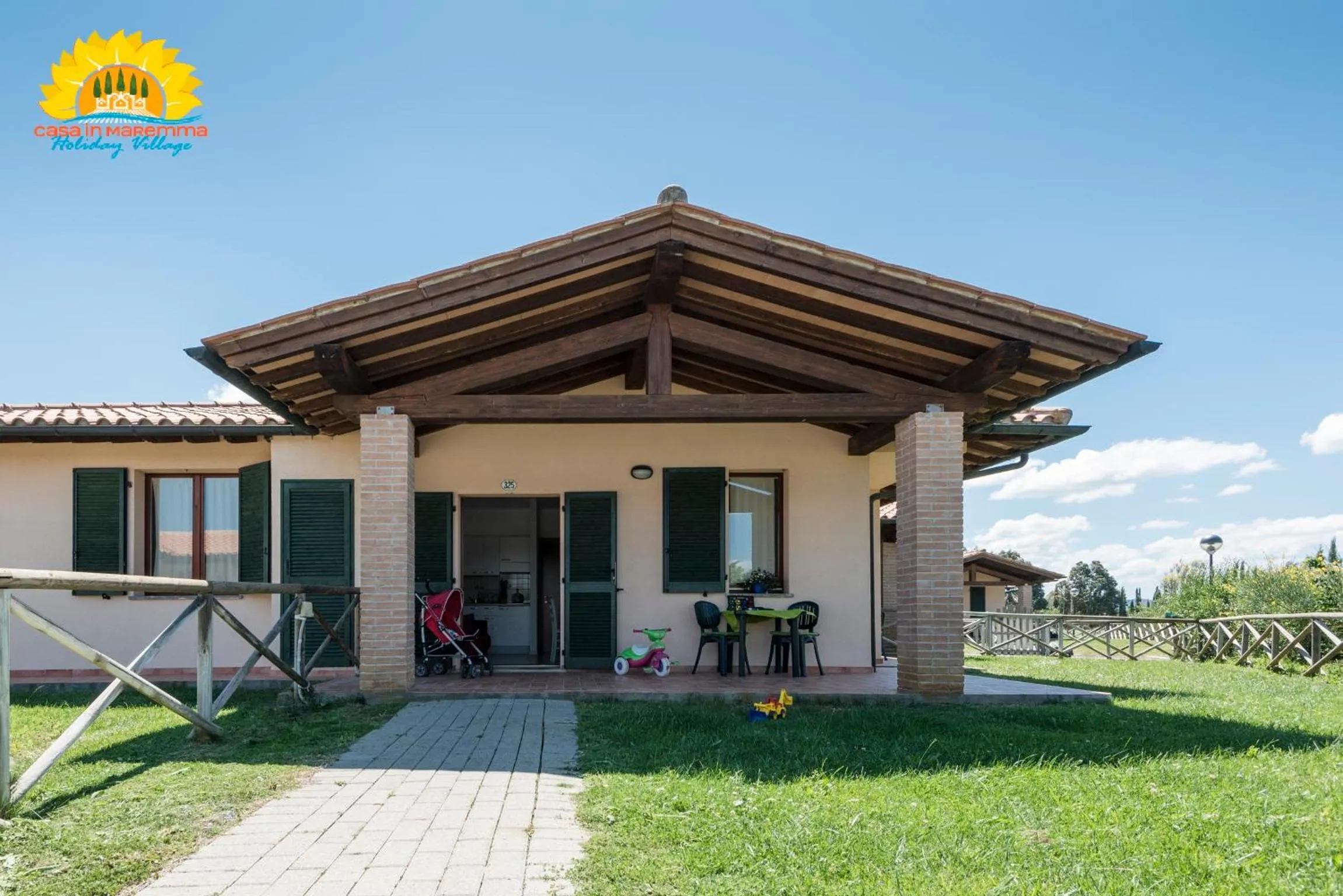 Patio in Casa in Maremma Tuscany Village