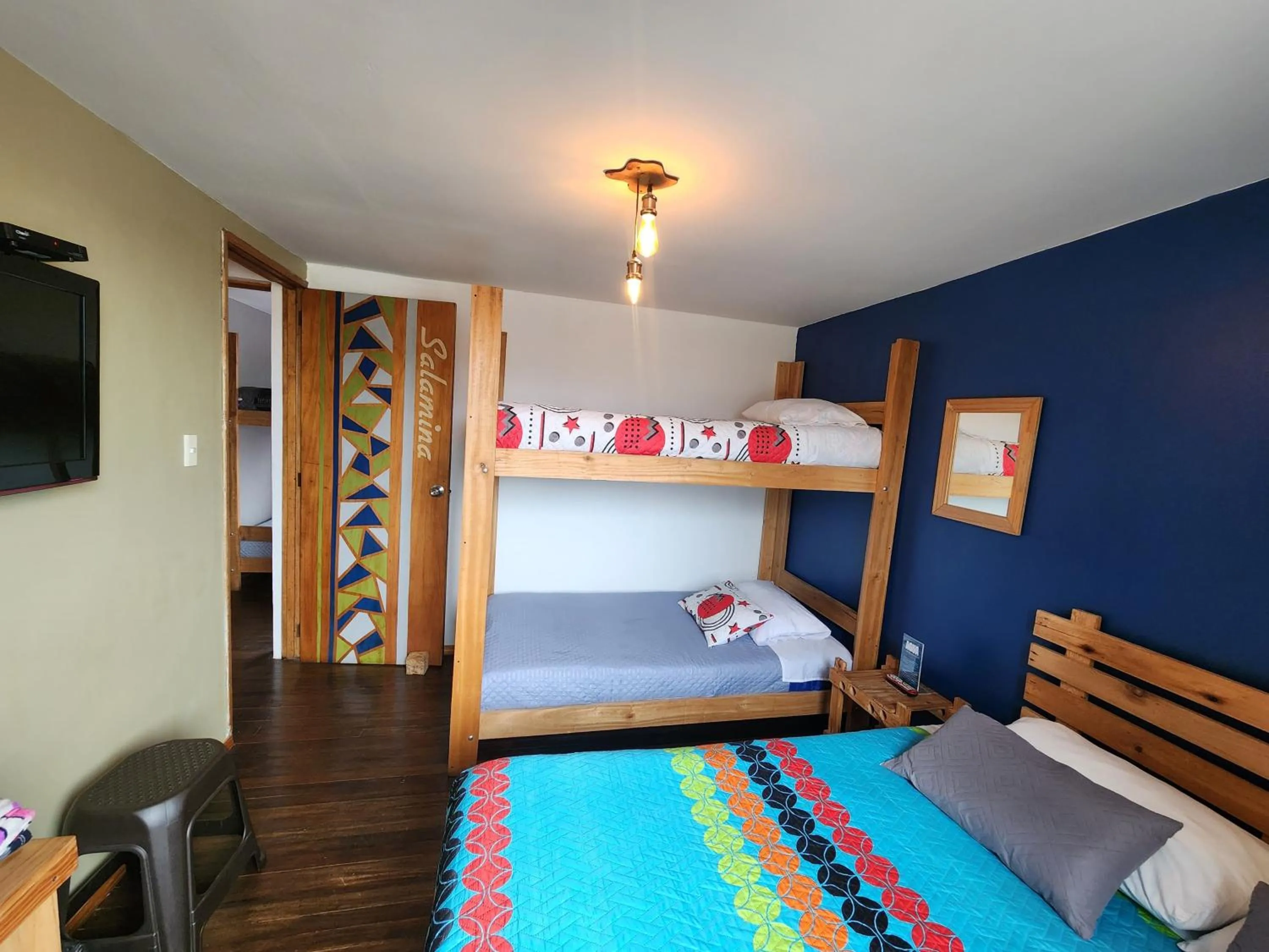 Bed in Hostal Triangulo del Café