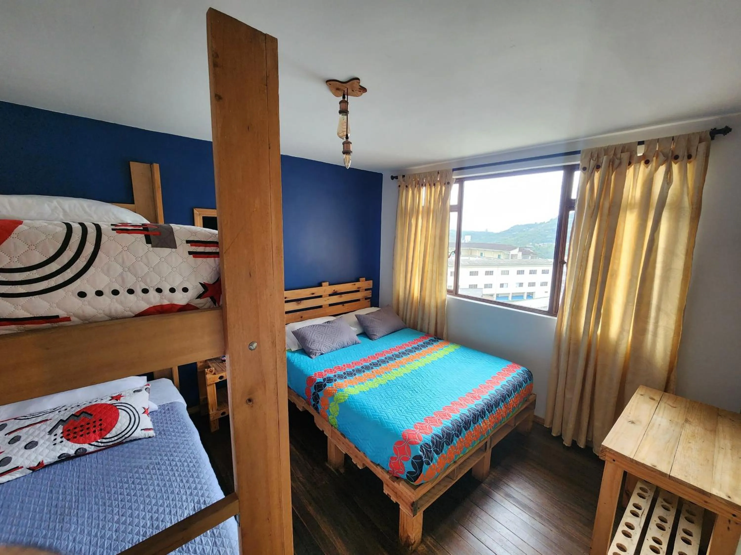 Bed in Hostal Triangulo del Café