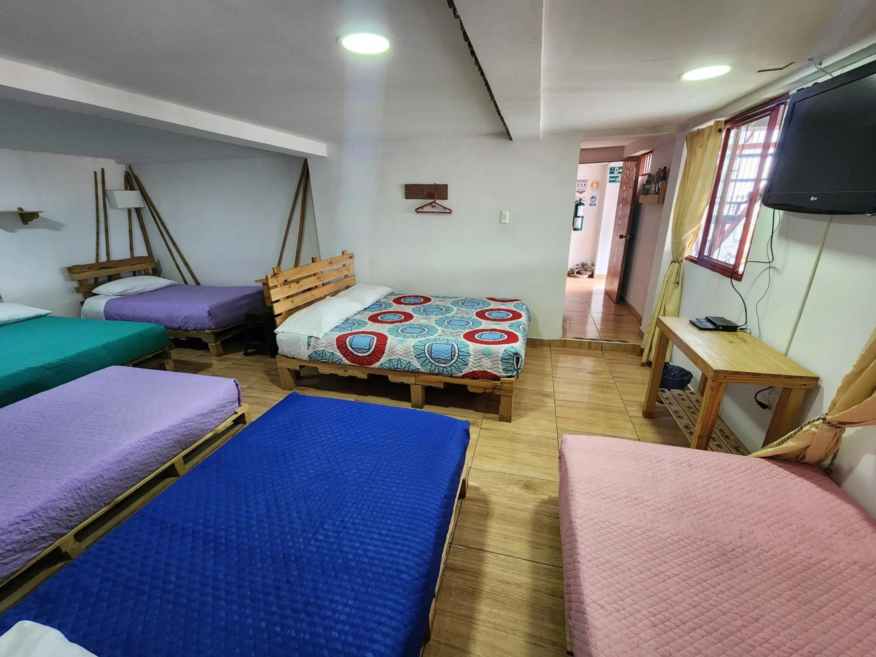 Bed in Hostal Triangulo del Café