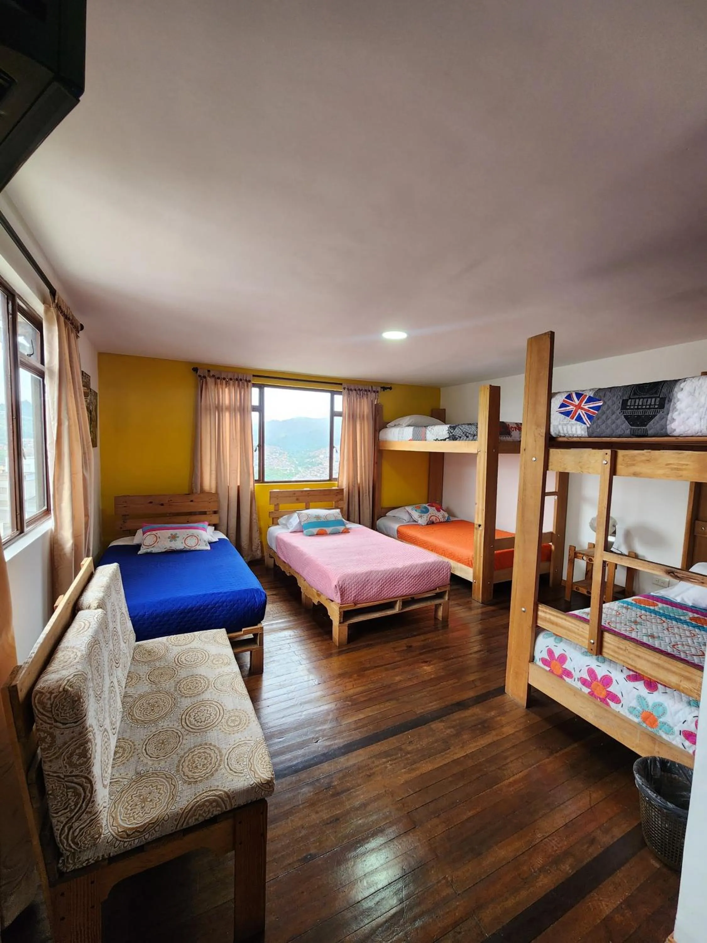 Bed in Hostal Triangulo del Café