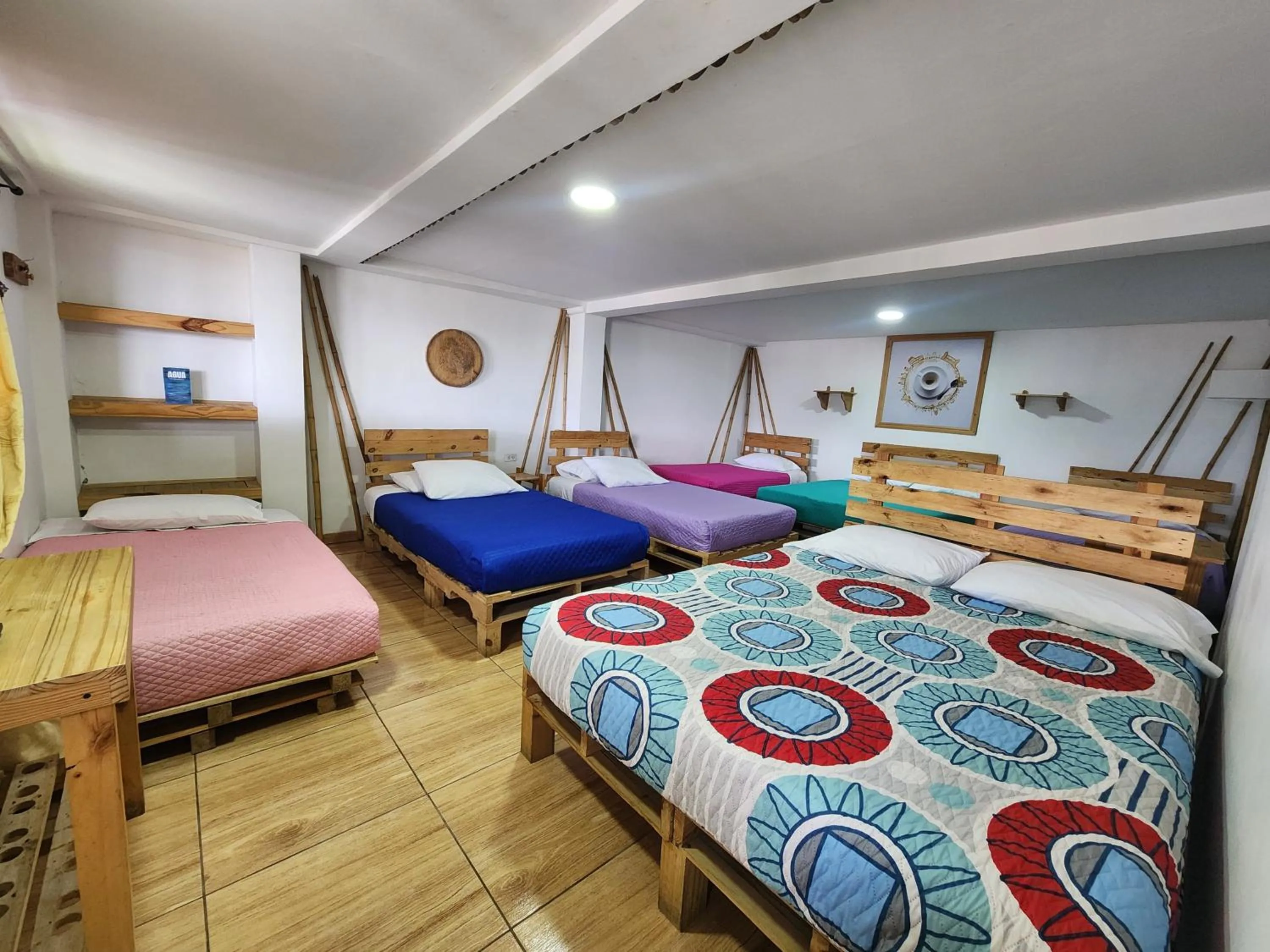 Bed in Hostal Triangulo del Café