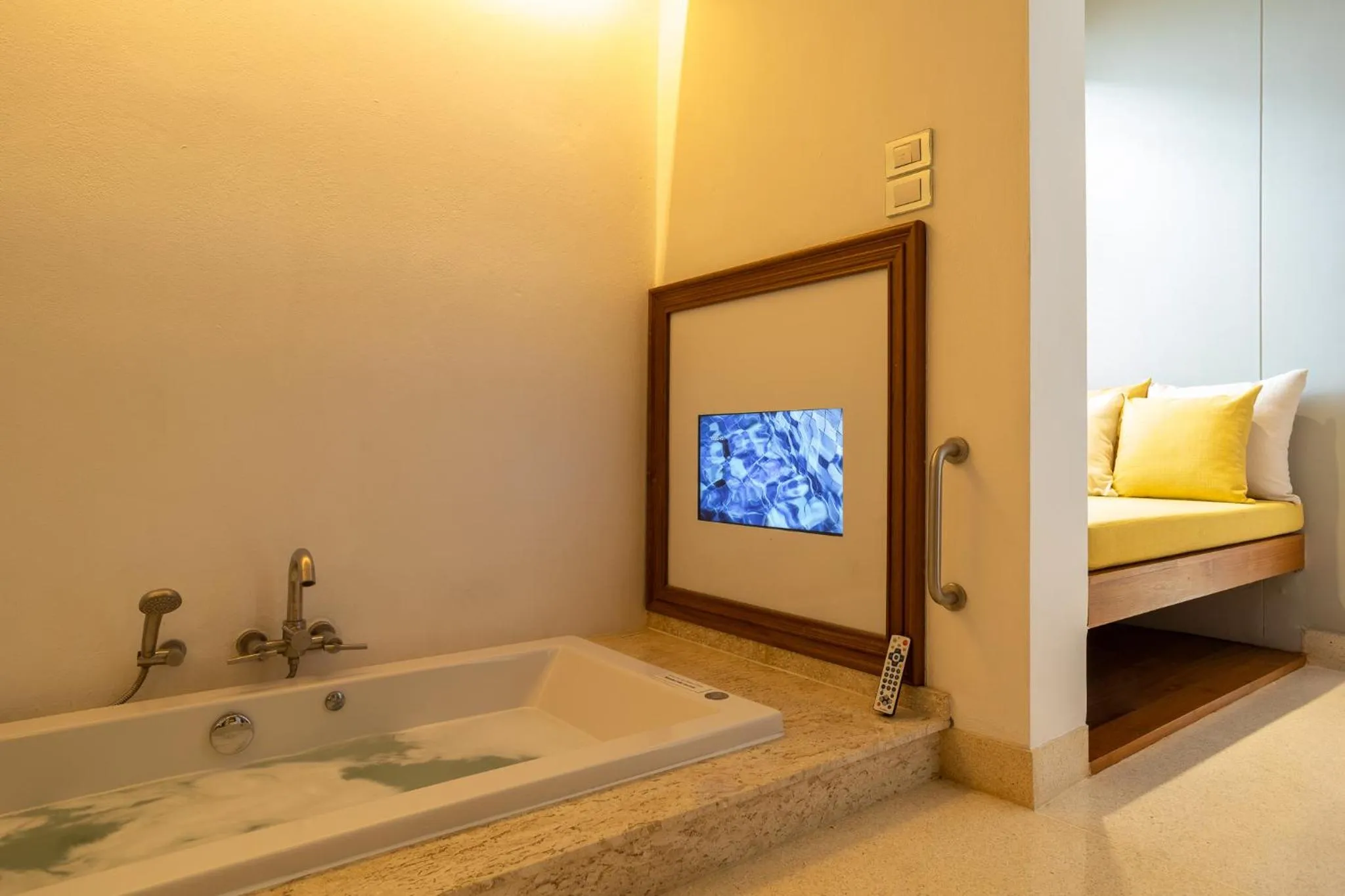 Bathroom, Bed in Let's Sea Hua Hin Al Fresco Resort