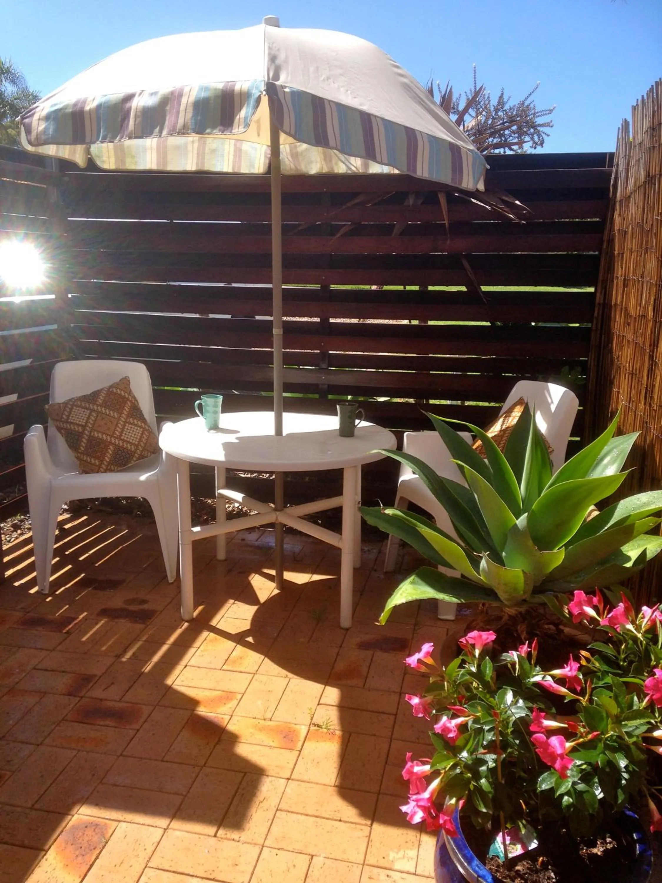 Garden in Serenity Lodge for Couples