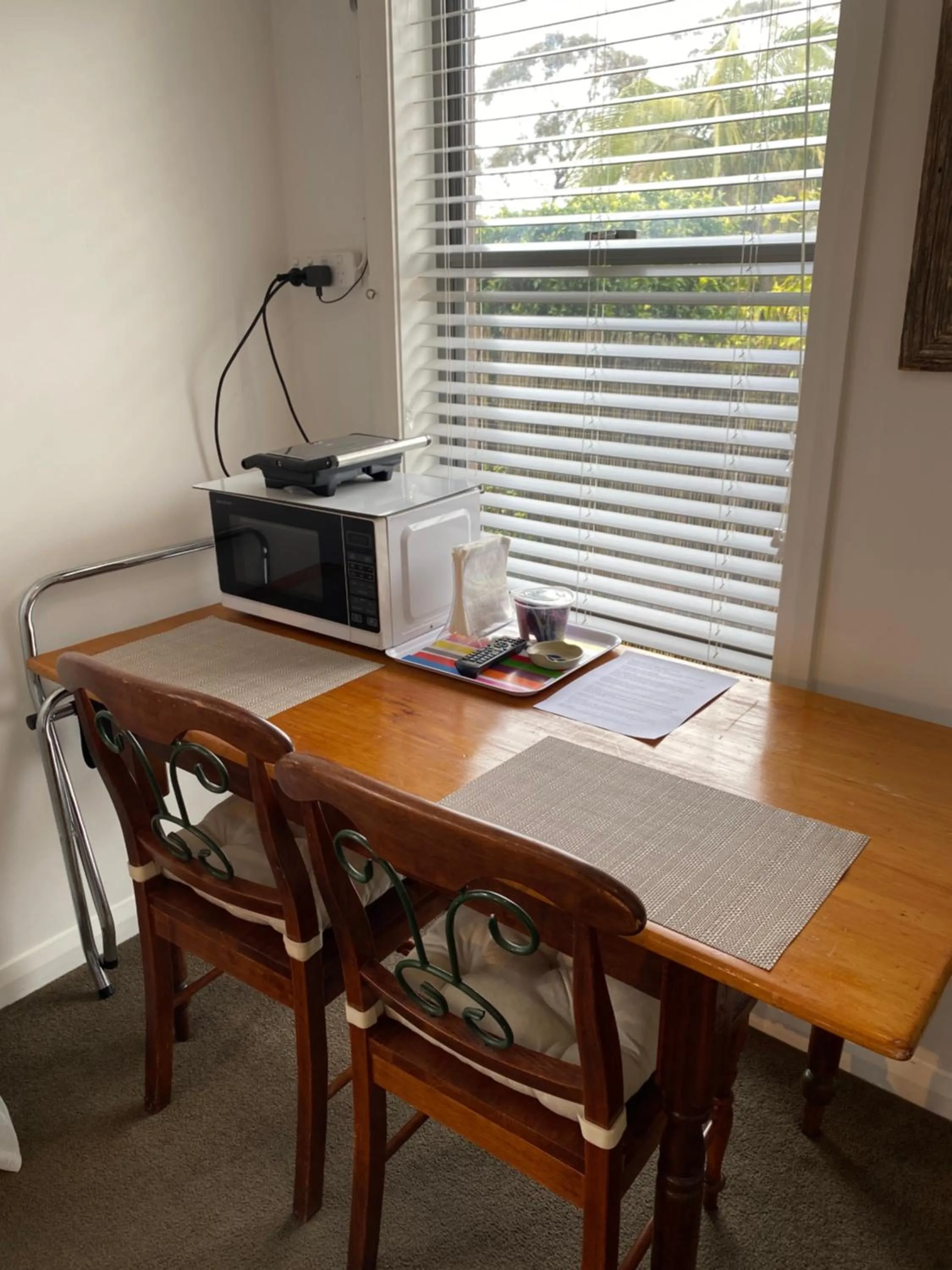Dining area in Serenity Lodge for Couples