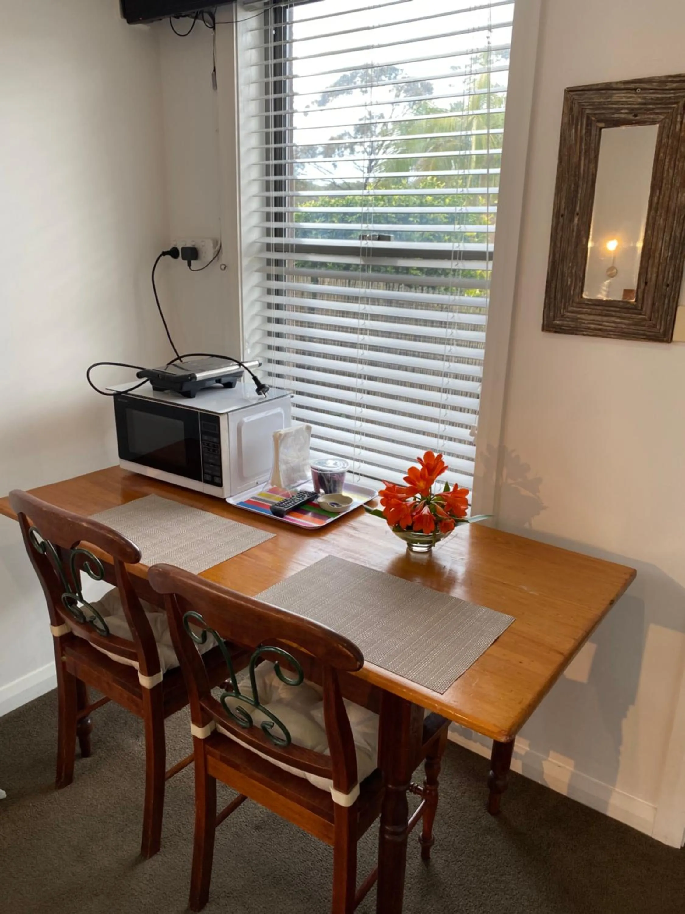 Seating area in Serenity Lodge for Couples