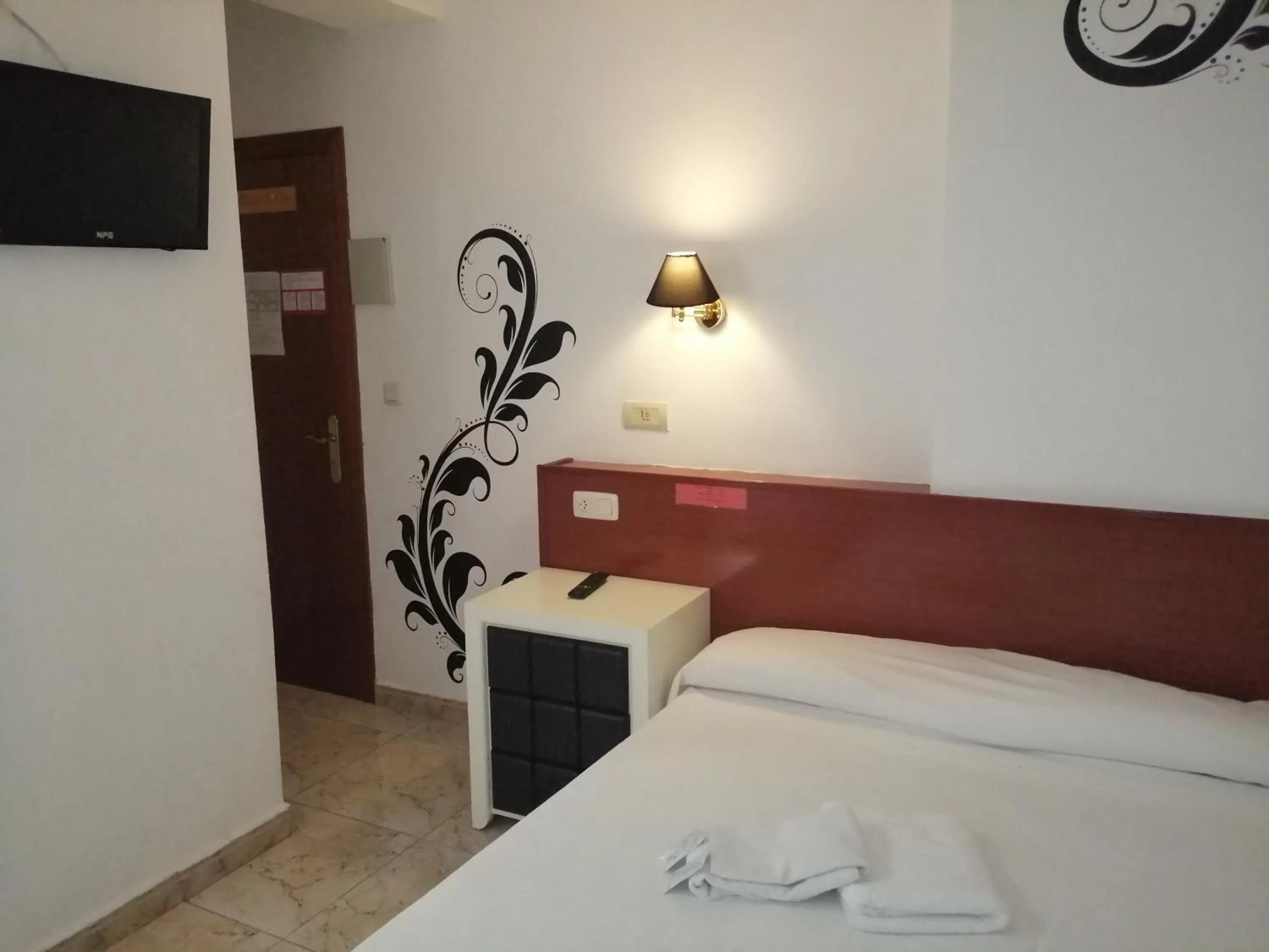 Bed in Hostal Jaime I