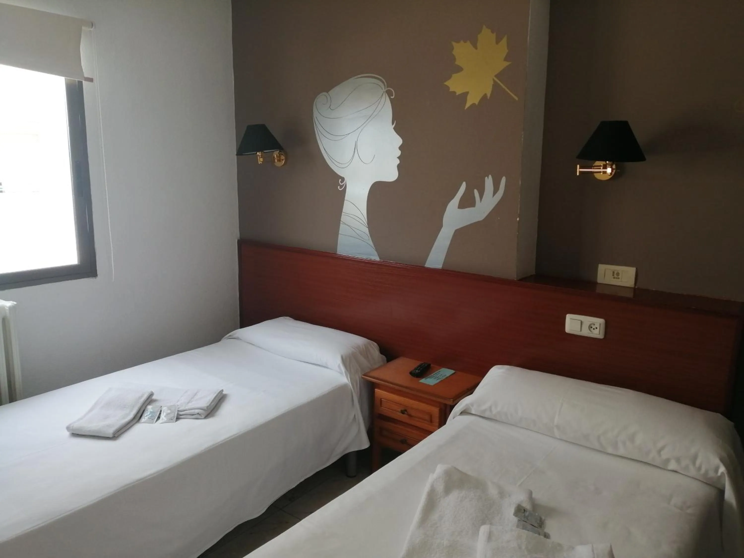 Bed in Hostal Jaime I