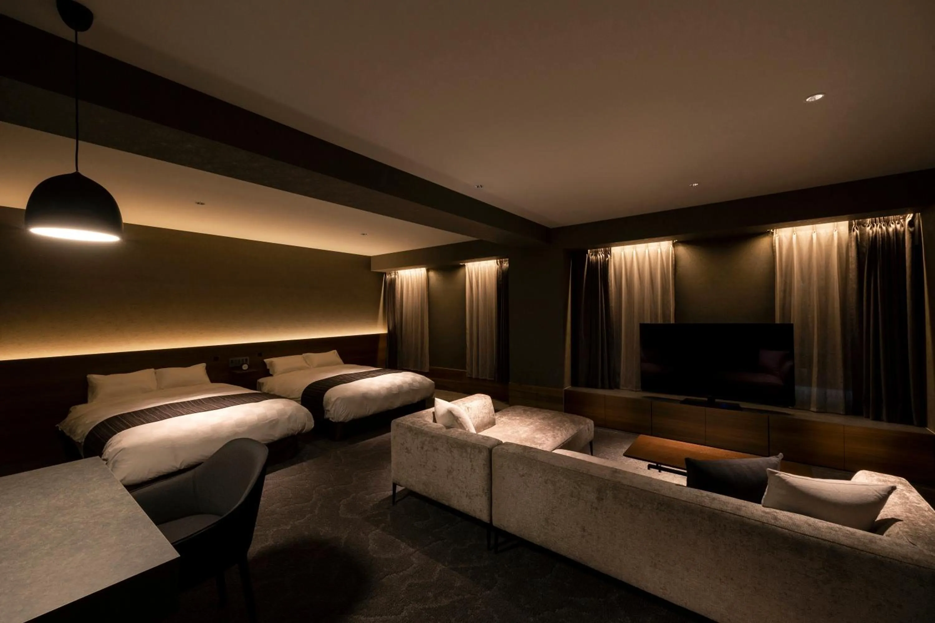 Photo of the whole room, Bed in ROYAL CHESTER NAGASAKI hotel&retreat