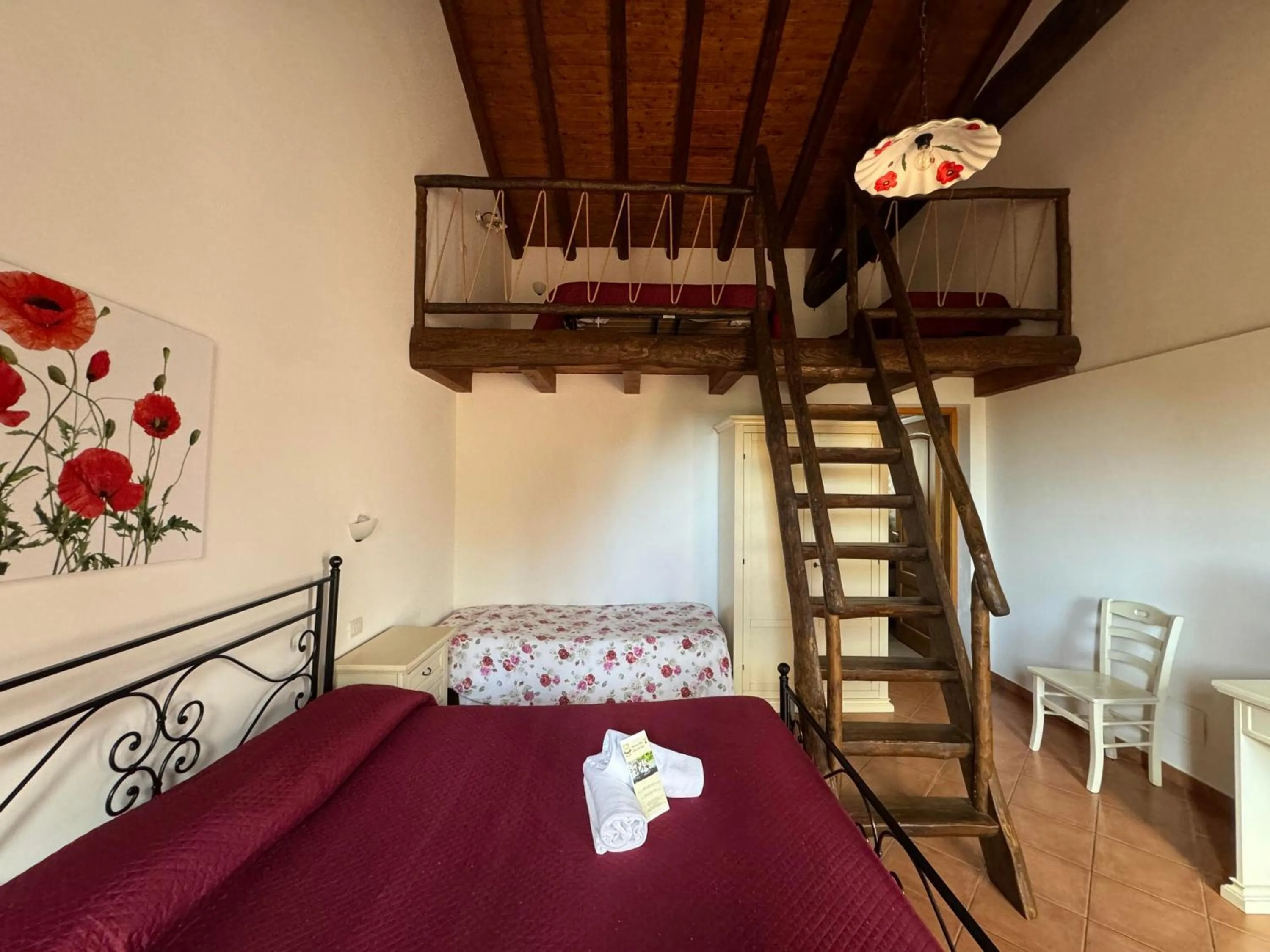 Bed in Agriturismo Galea