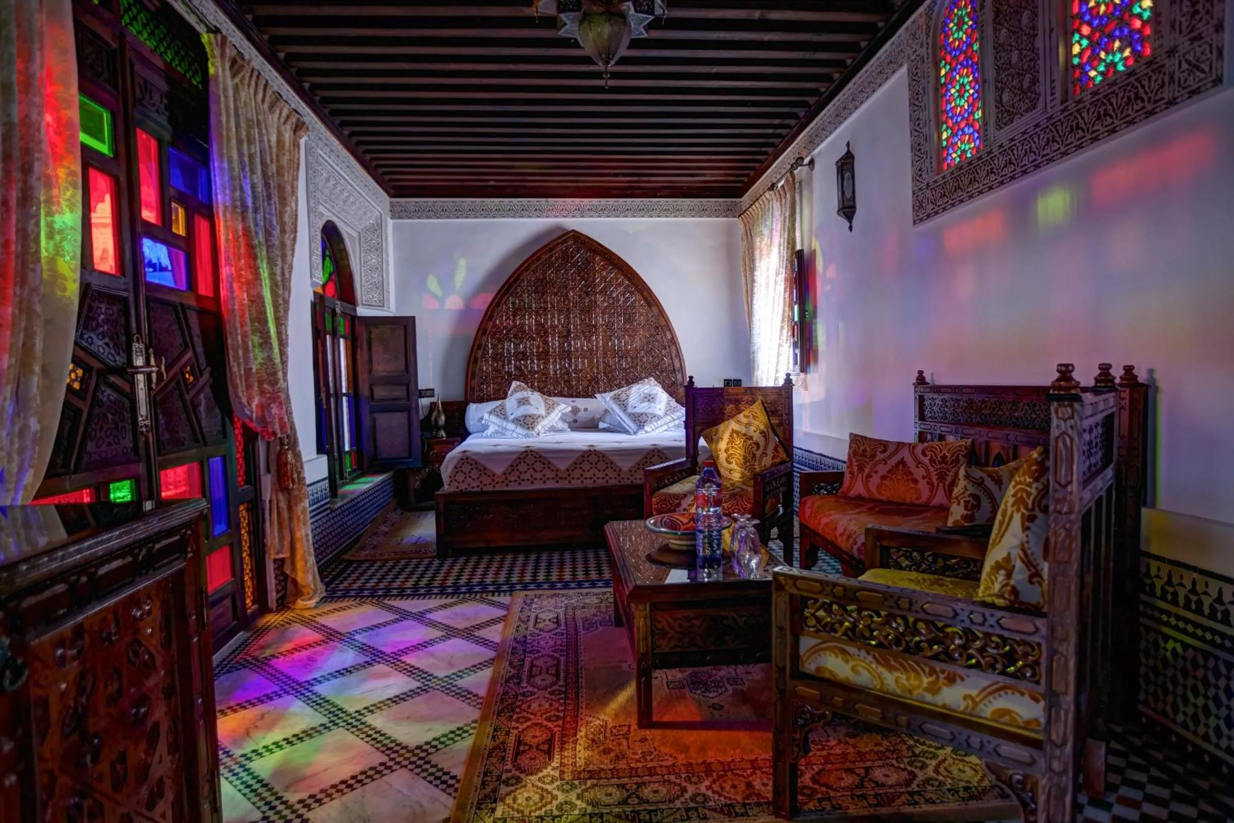 Photo of the whole room, Bed in Riad Salam Fes & Spa