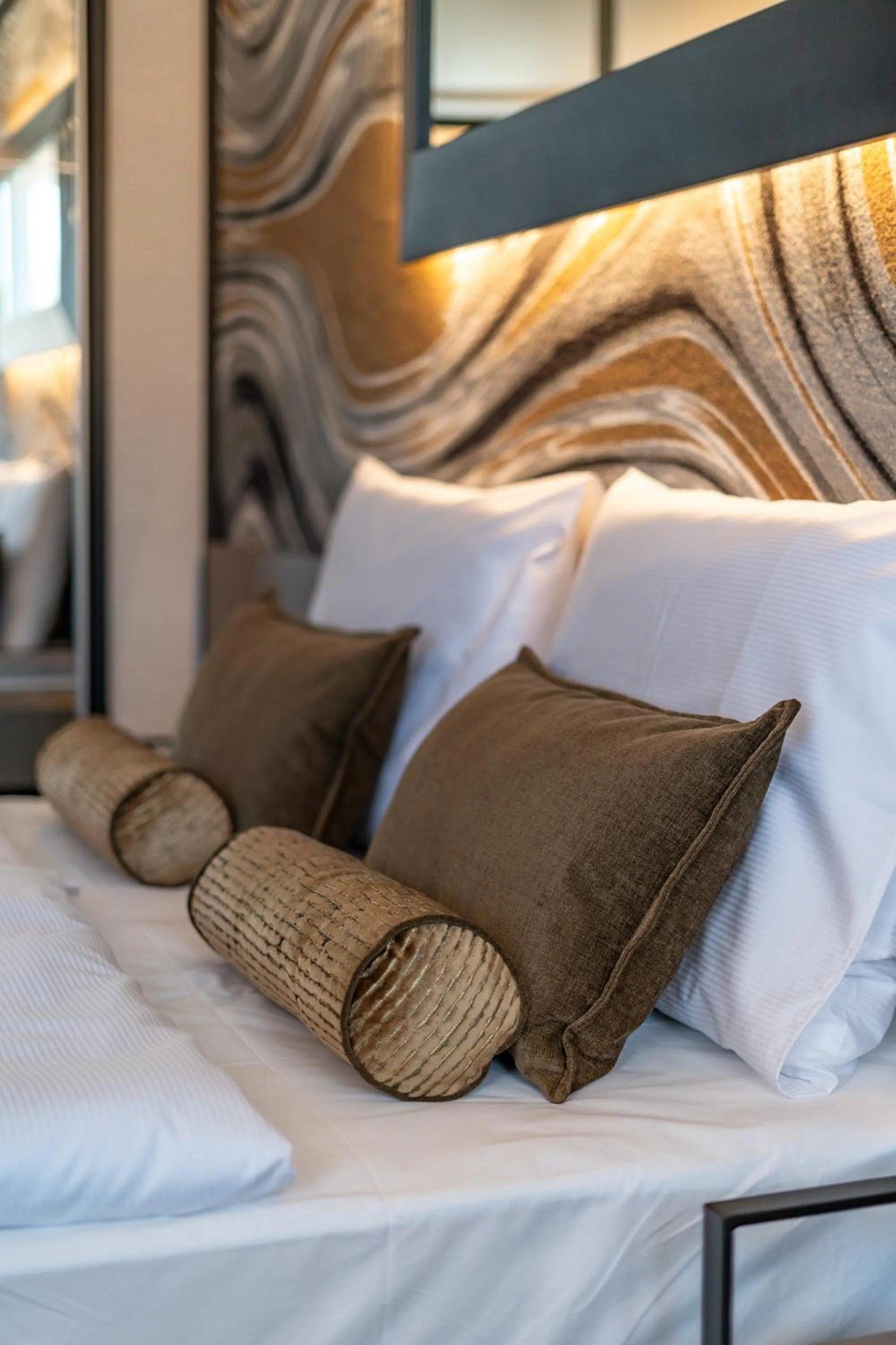 Bed in Hotel Debrecen