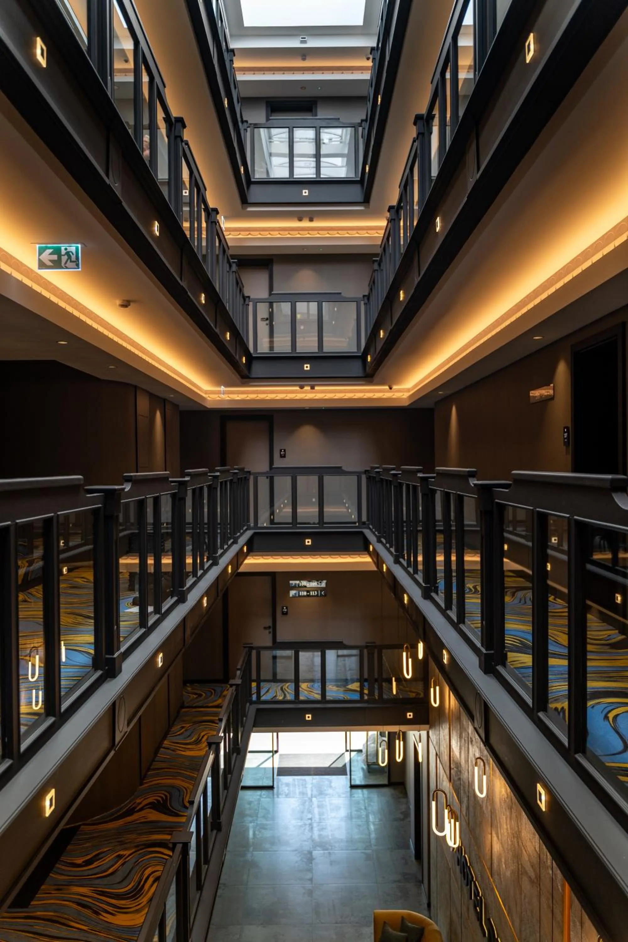 Lobby or reception in Hotel Debrecen