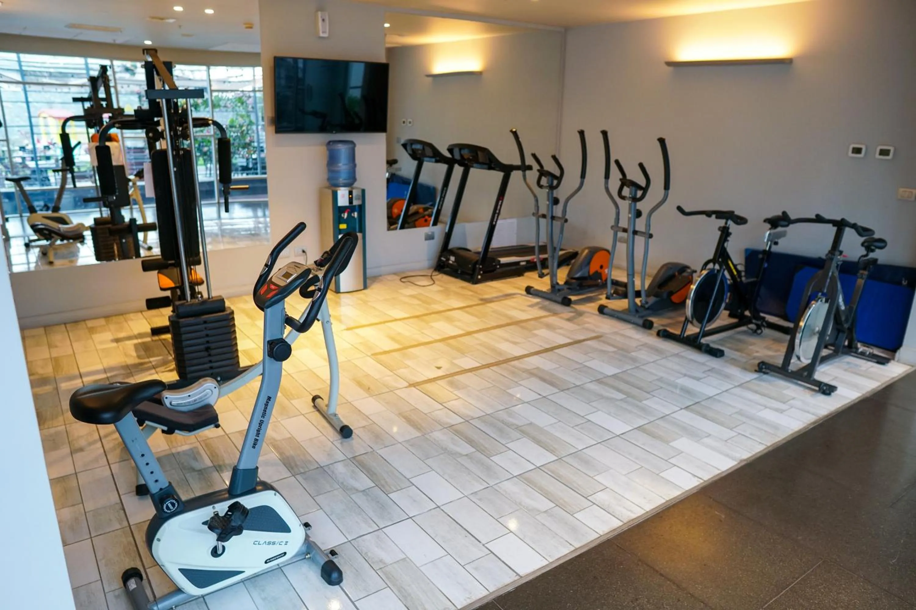 Fitness centre/facilities in Hotel Parada Linares