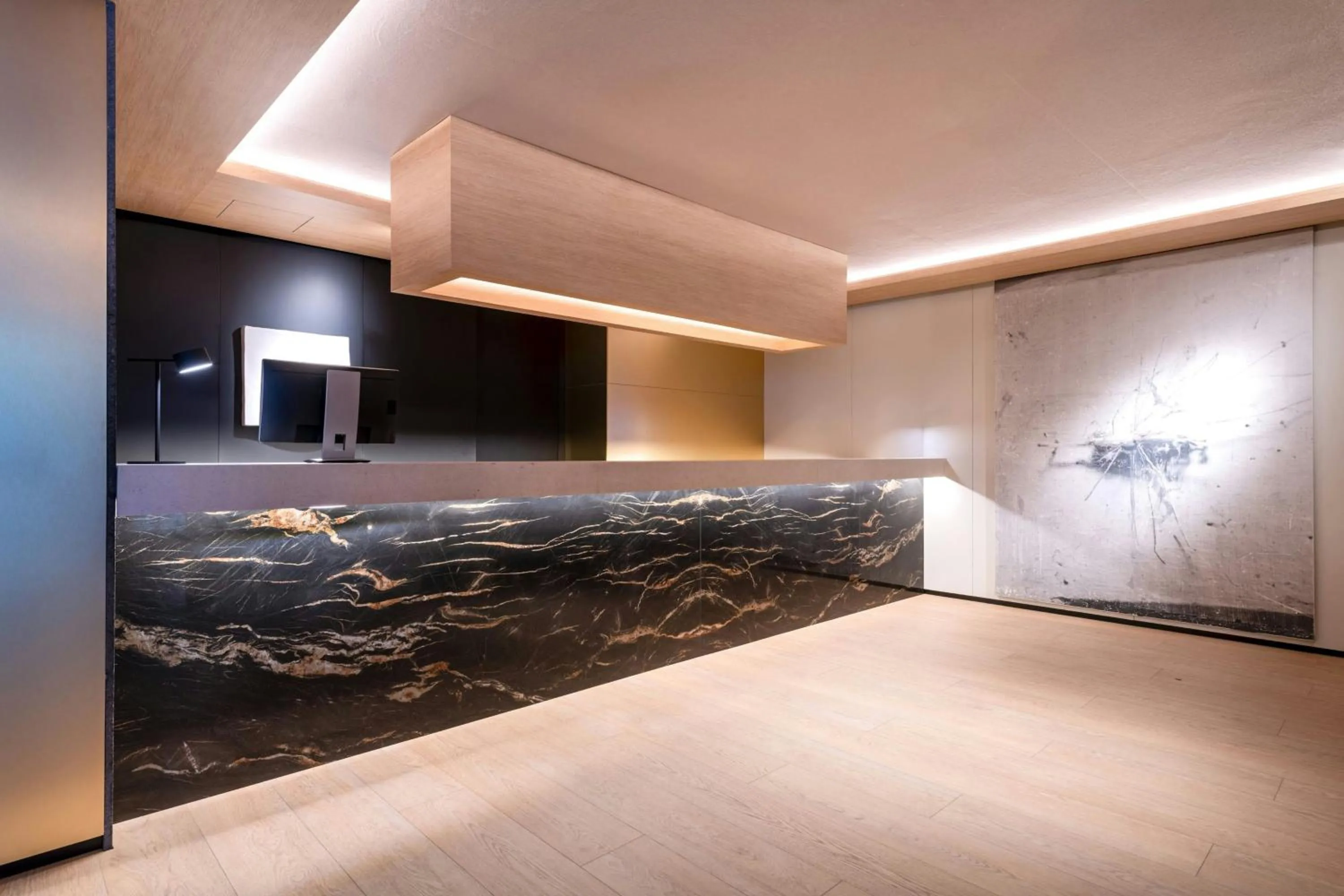 Lobby or reception, Bed in AC Hotel Atocha by Marriott