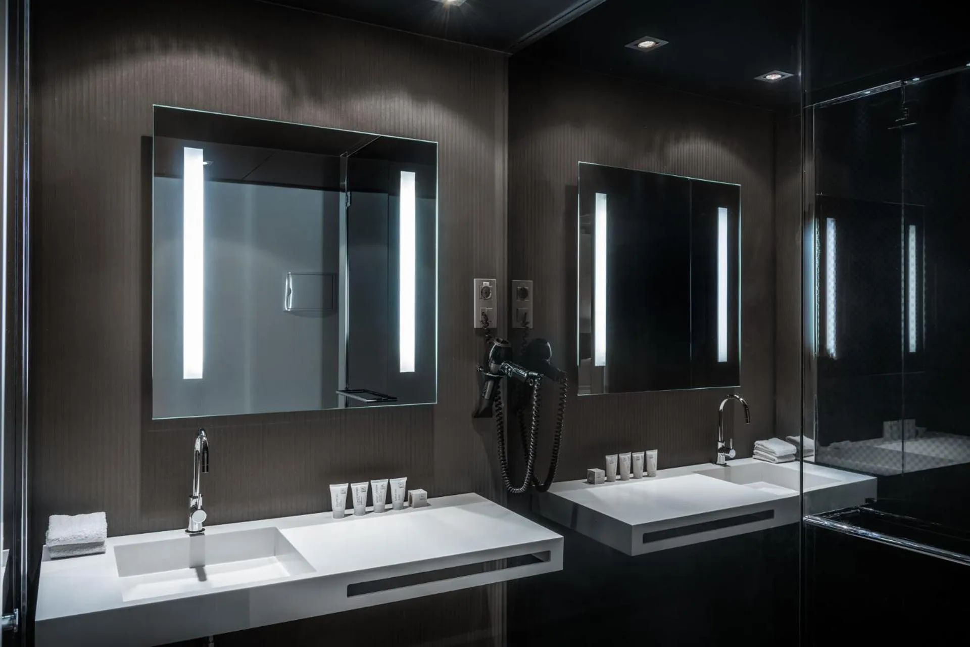 Bathroom in AC Hotel Atocha by Marriott