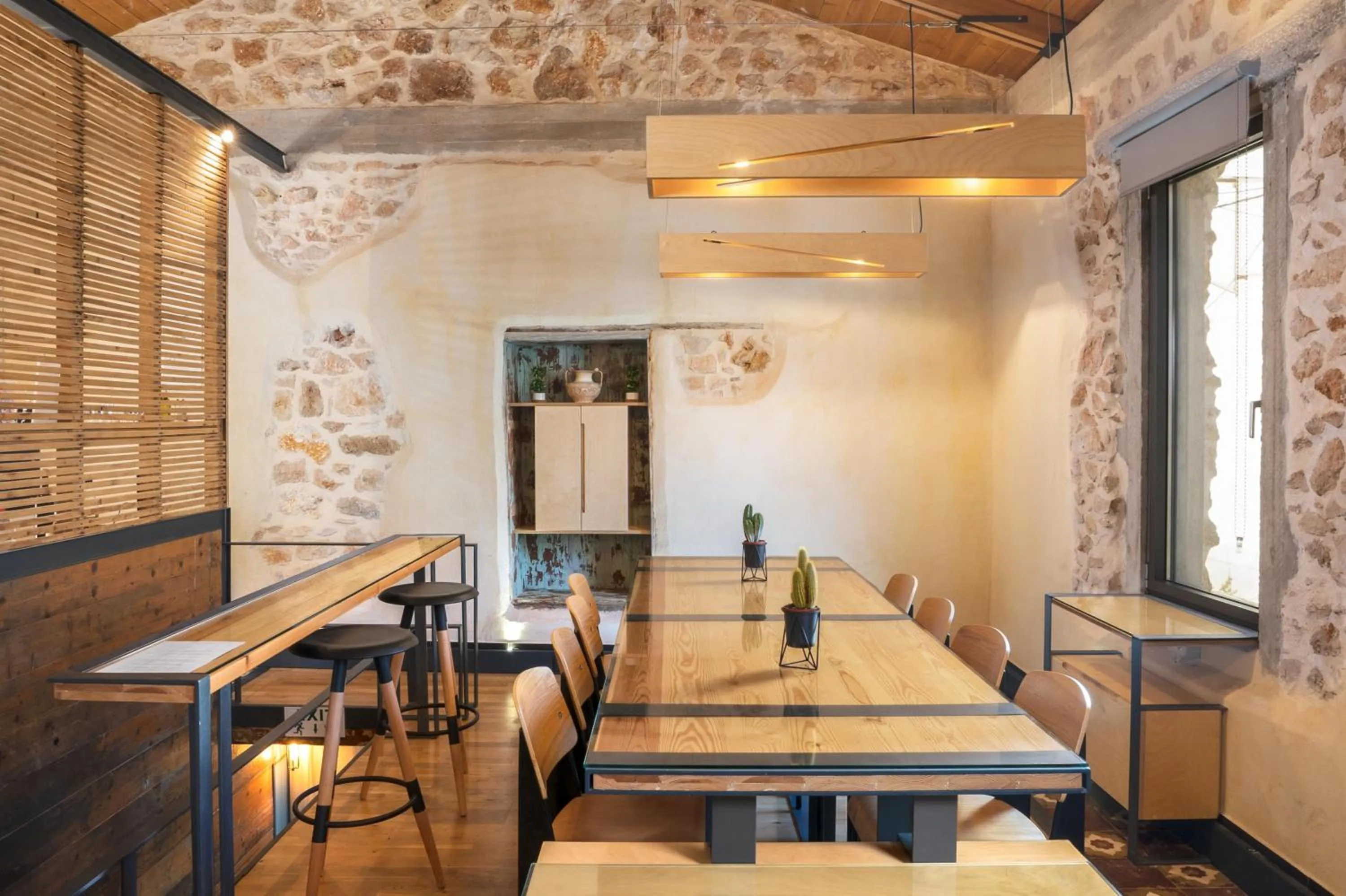 Dining area in Evans House