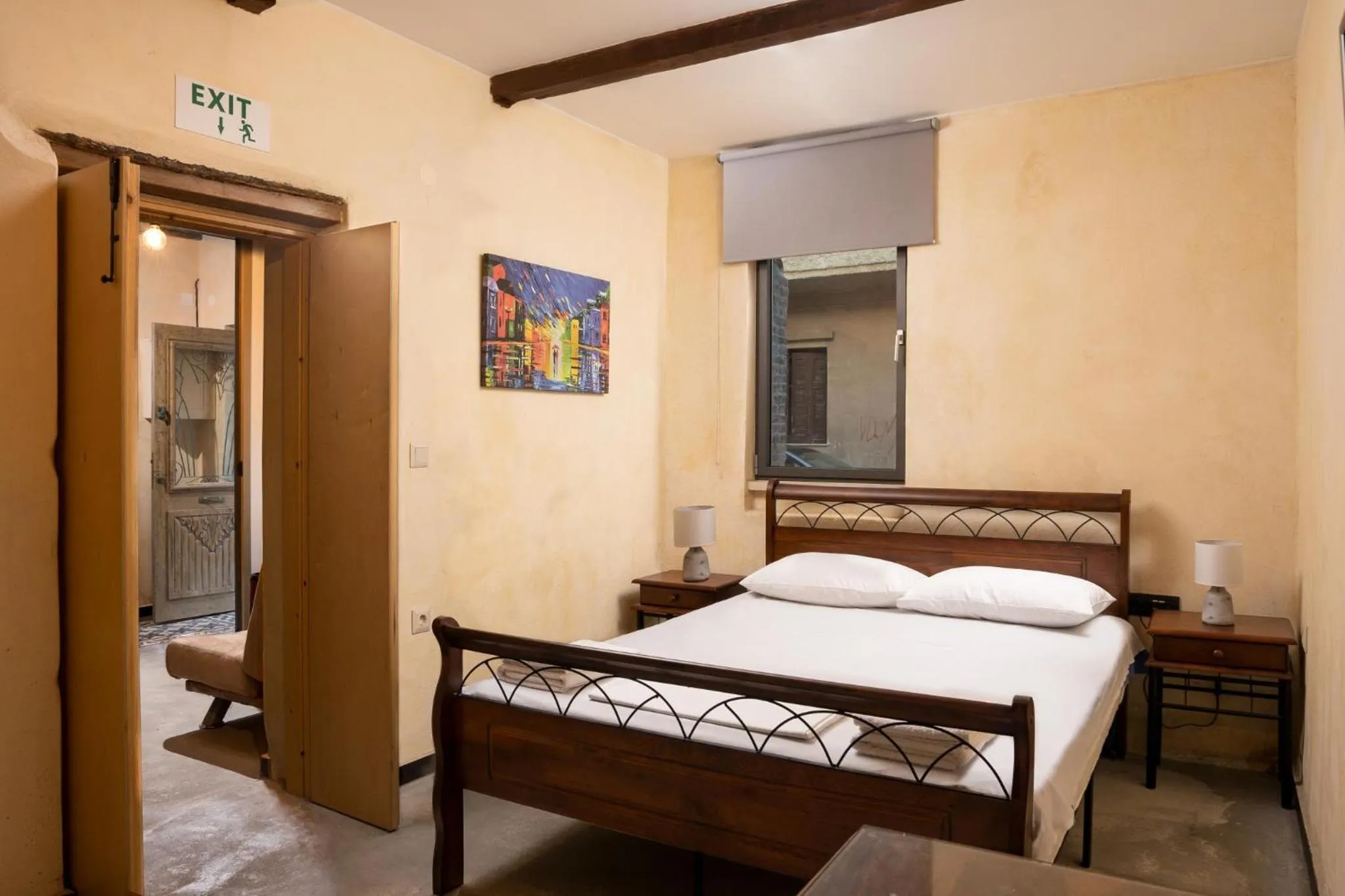 Bedroom, Bed in Evans House