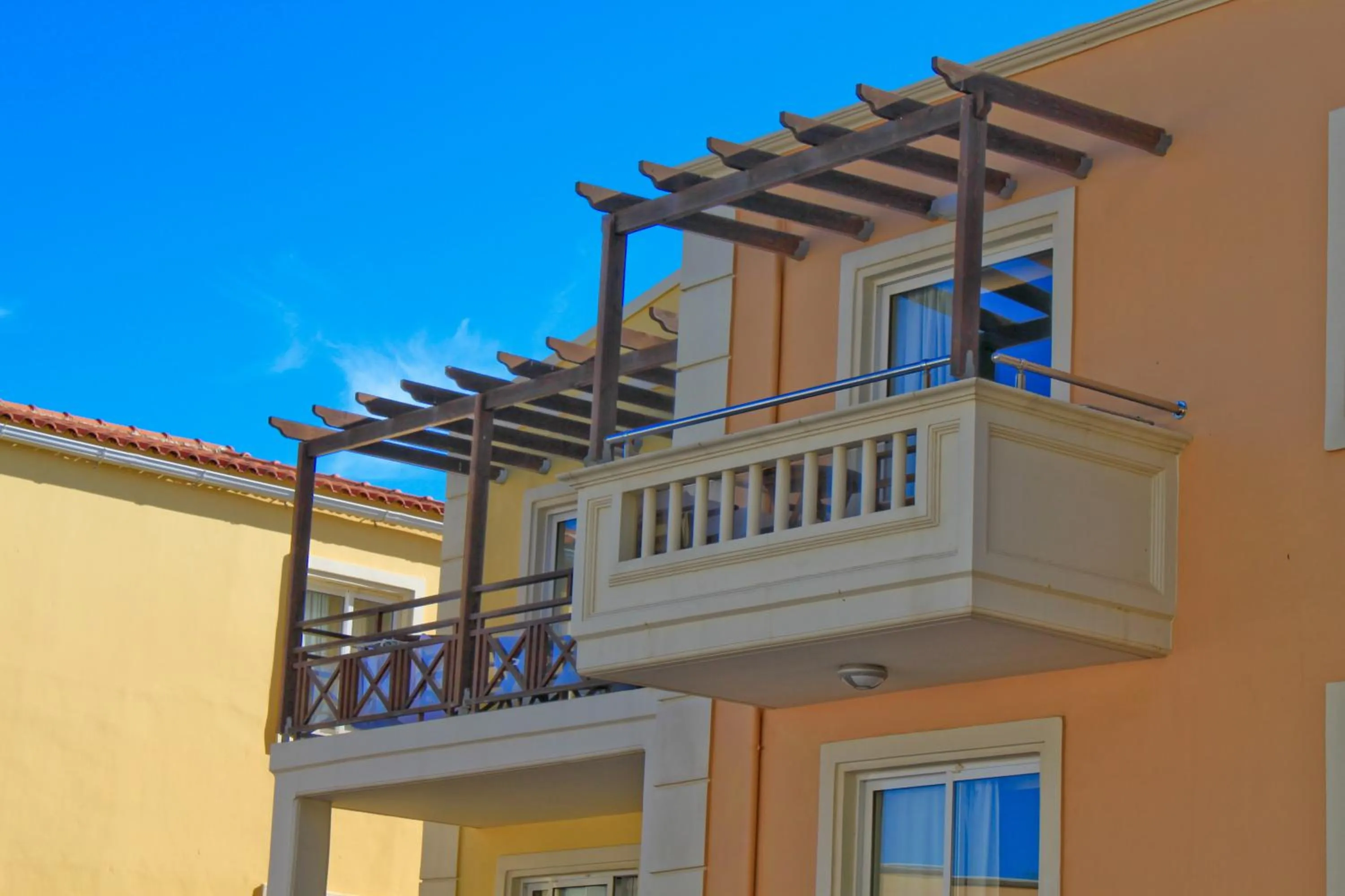 Balcony/Terrace in Porto Kalamaki Hotel