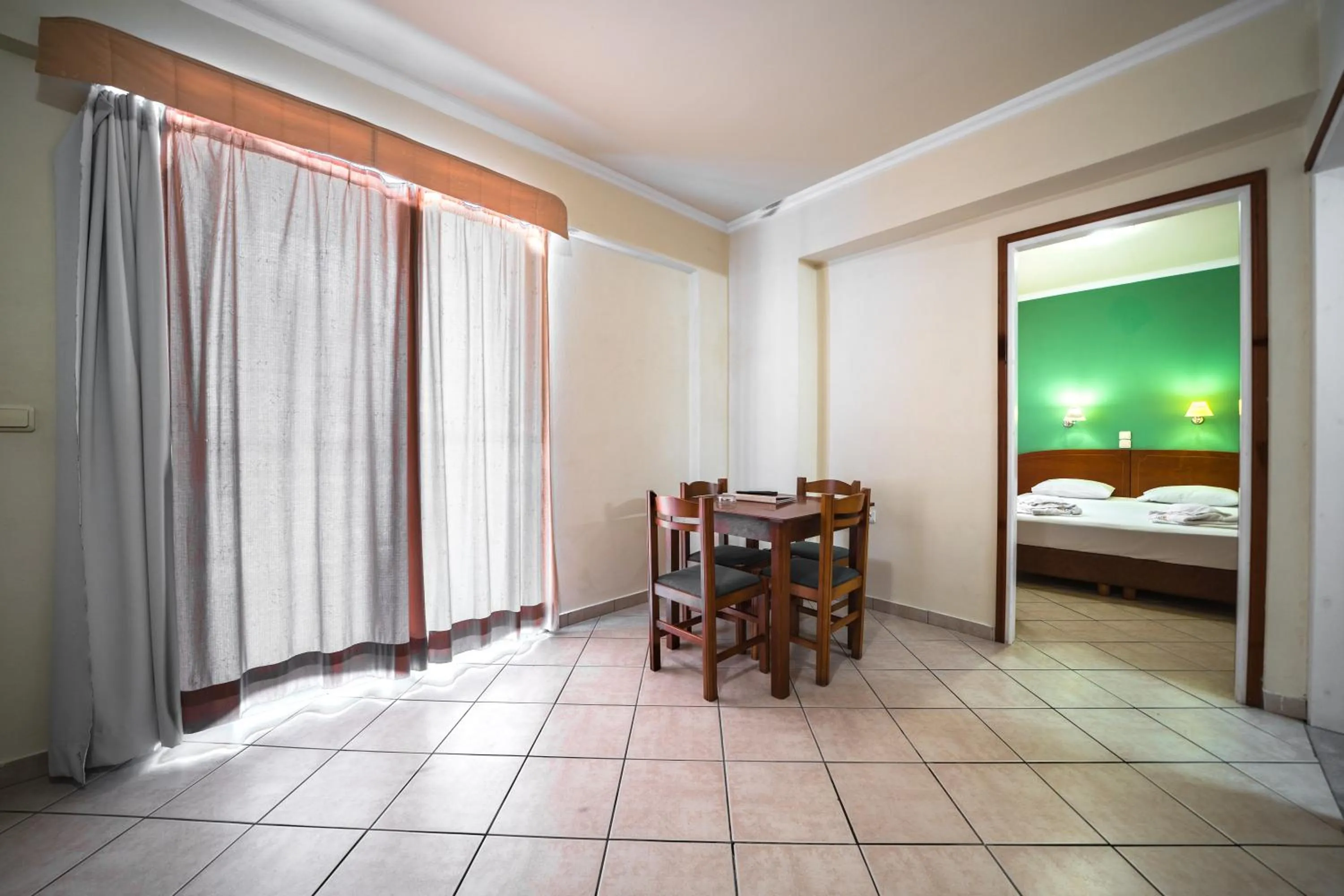 Seating area in Porto Kalamaki Hotel