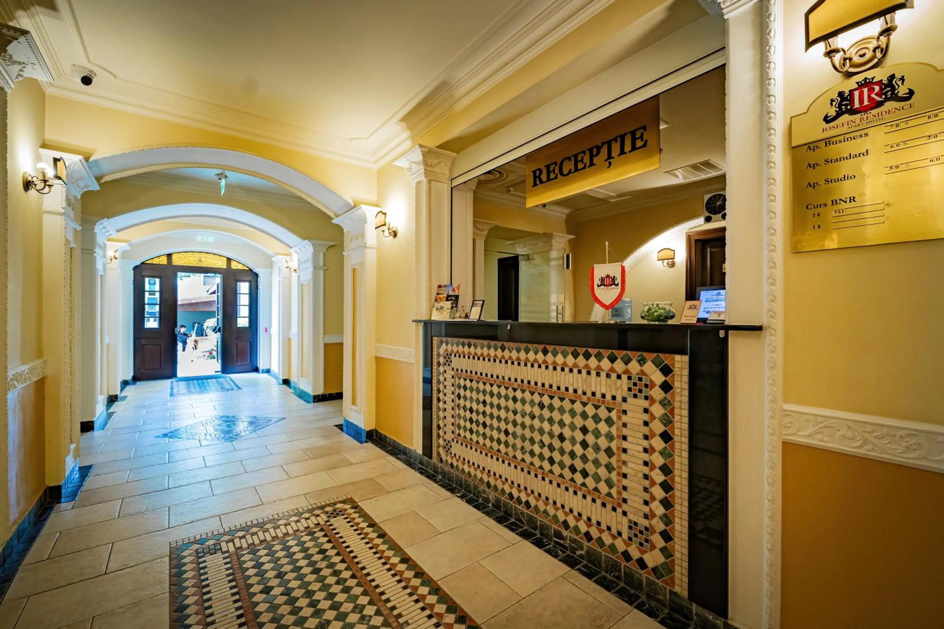 Lobby or reception in Aparthotel Iosefin Residence