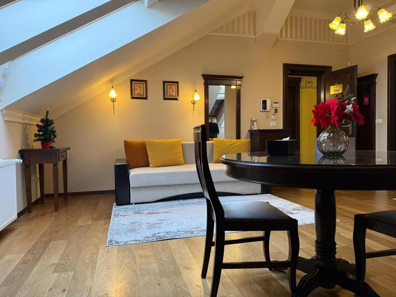 Living room in Aparthotel Iosefin Residence